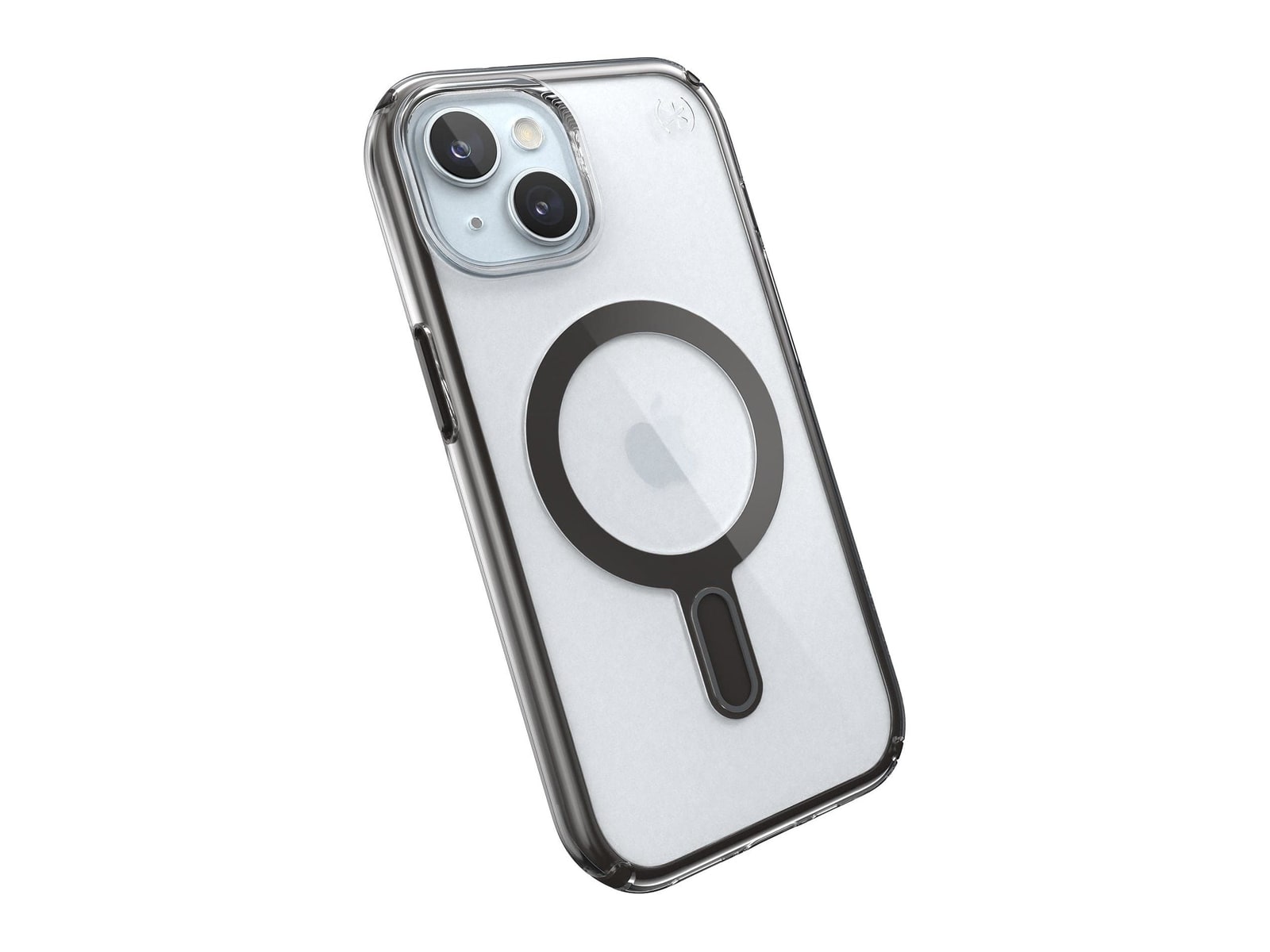 Speck - Presidio Perfect-Clear MagSafe with ClickLock - iPhone 15 - Clear/Black