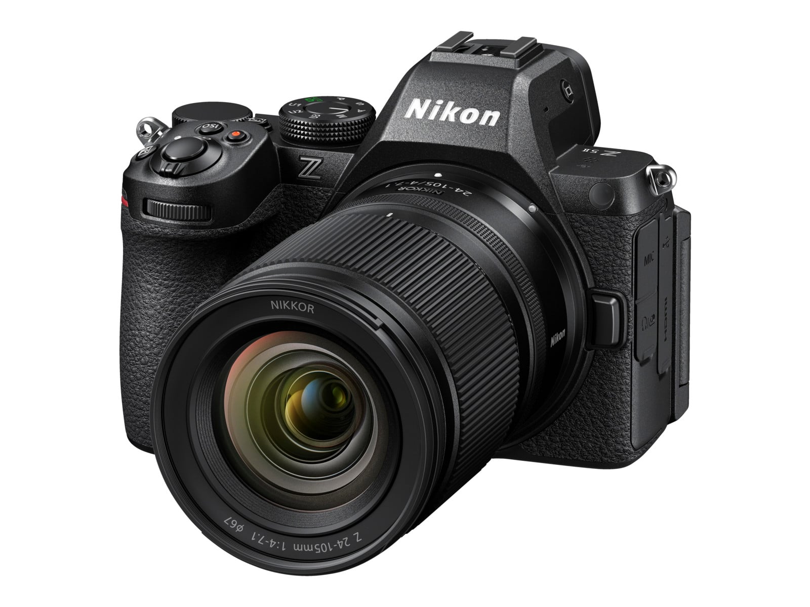 Nikon - Z5II 24.5MP Mirrorless Cameras with 24-105mm f/4-7.1 Lens - Black (EU)