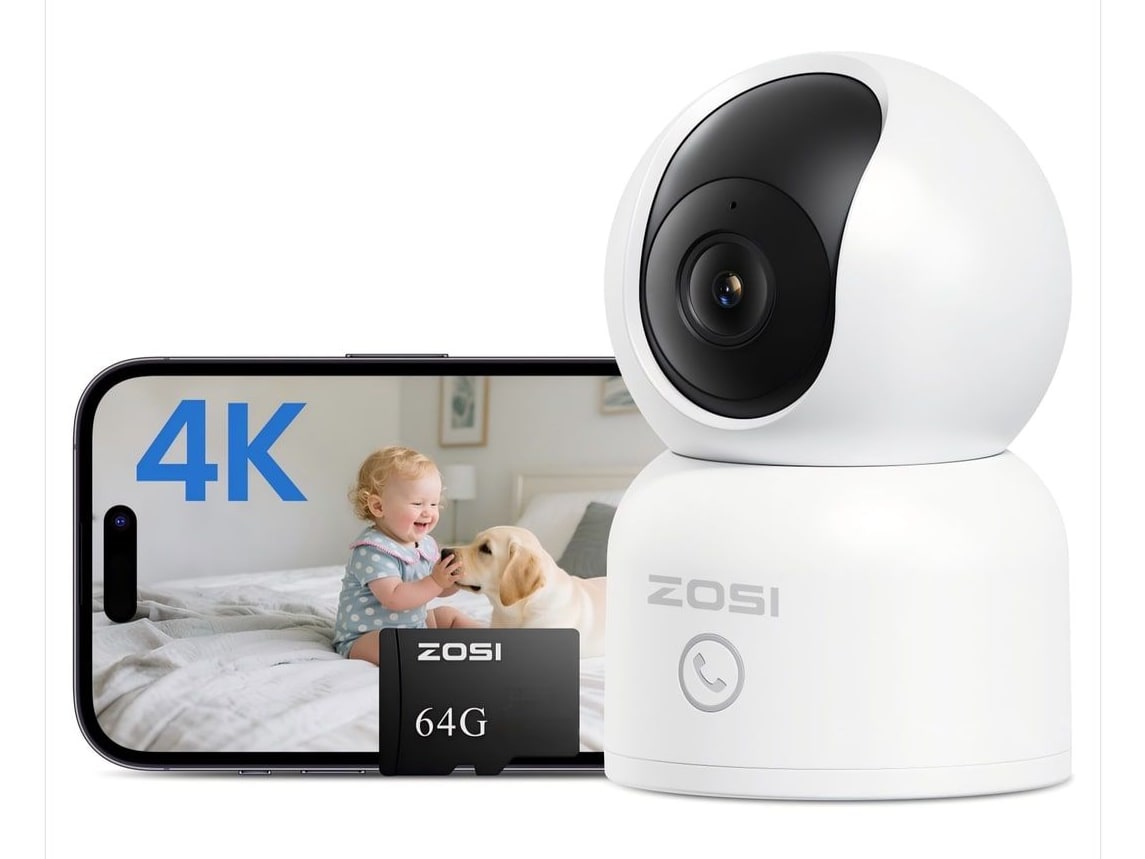 ZOSI - C518 4K 8MP PTZ 2.4GHz/5GHz WiFi Security Cameras