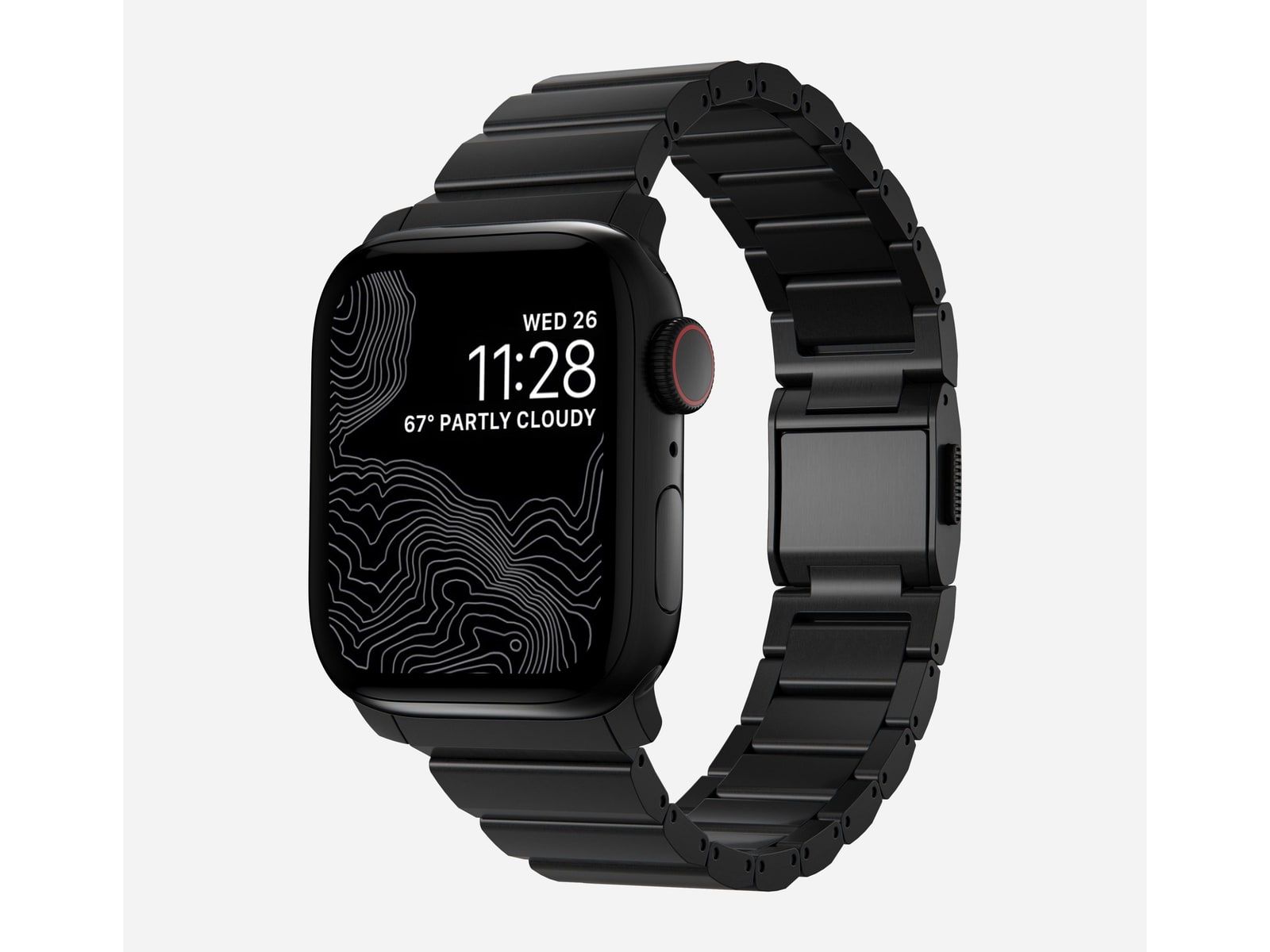 Nomad - Titanium Band - 41mm/42mm Watch Bands - Black Hardware
