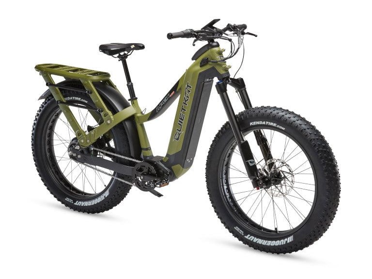 QuietKat - Apex HD 15Ah Step-Over Moss Electric Bikes