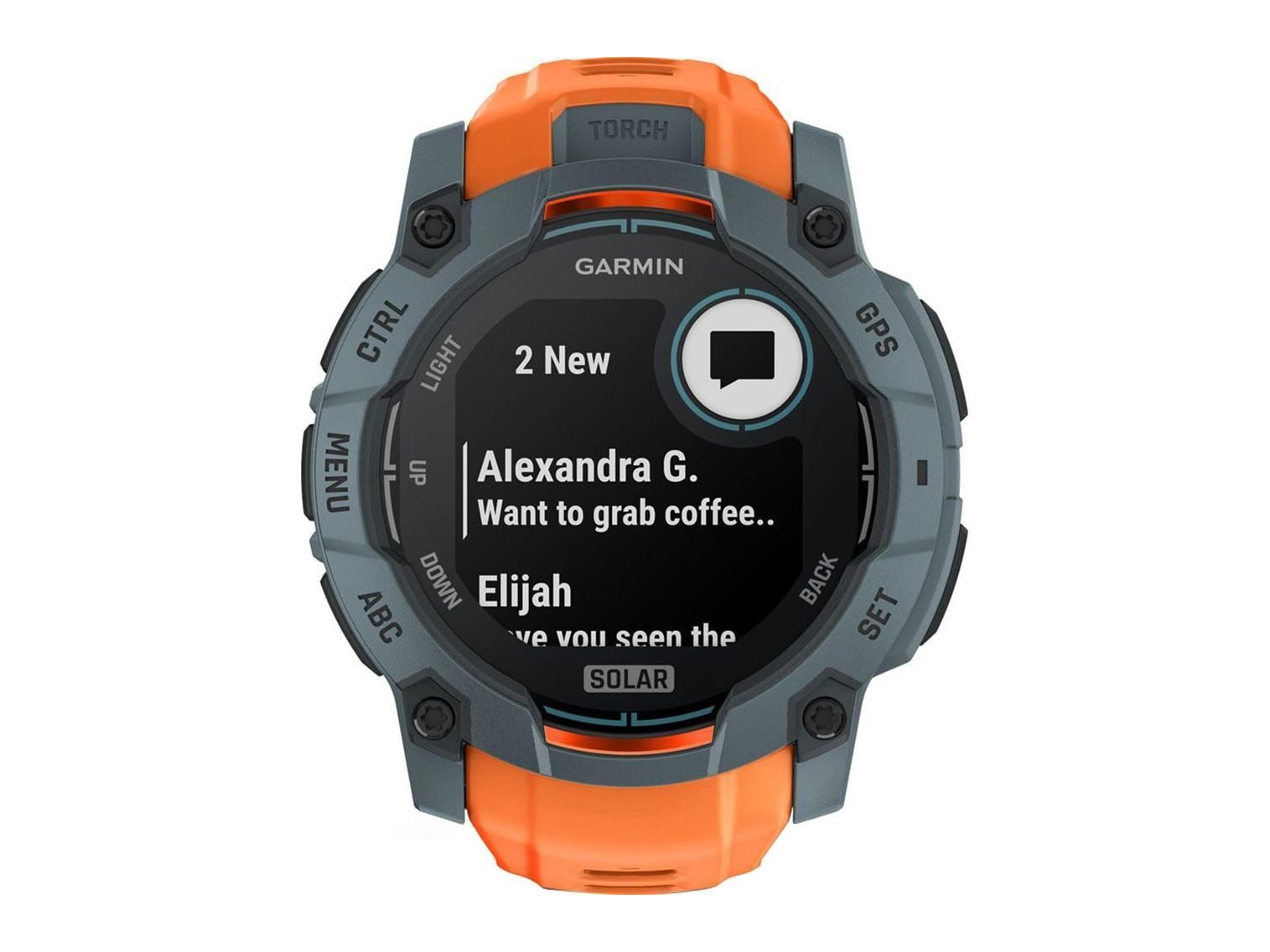 Garmin - Instinct 3 - 50 mm GPS, SOLAR, Twilight with Solstice Band Smart Watches