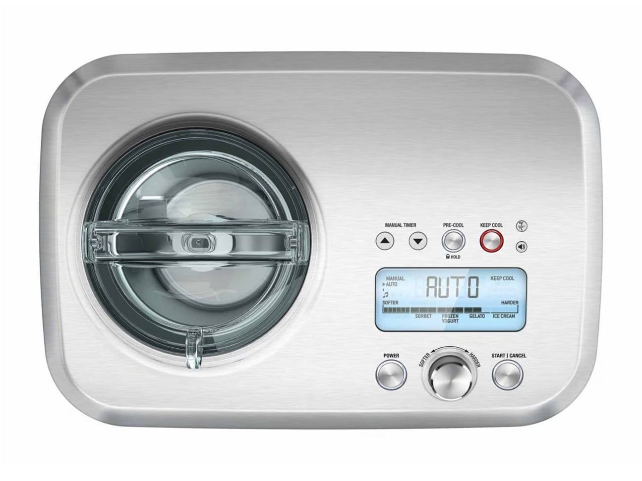Breville - Smart Scoop Stainless Ice Cream Maker Ice Cream & Slush Makers