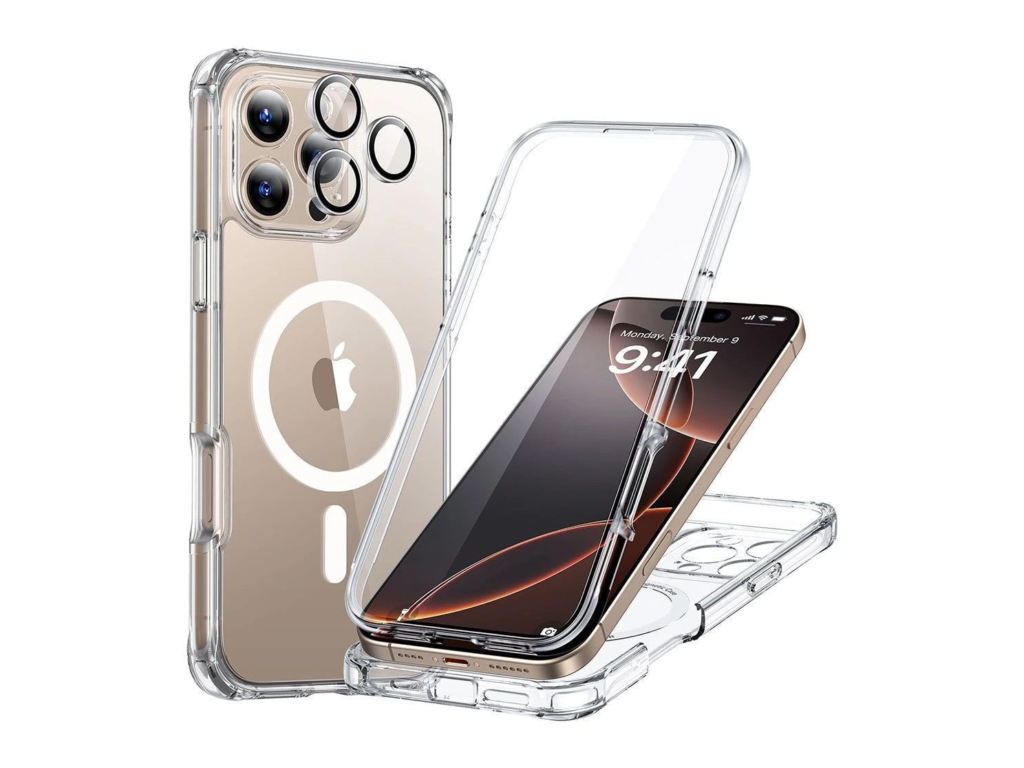 ESR - Armor Tough Case (HaloLock) - iPhone 16 Pro - Clear