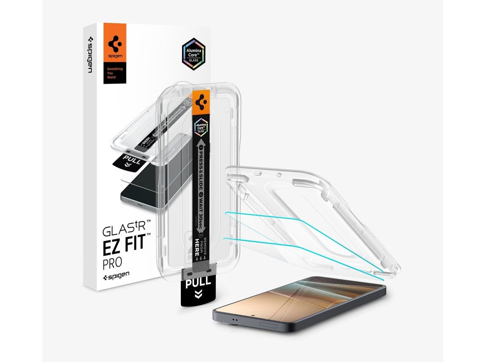 Spigen - GLAS.tR EZ Fit Pro - Galaxy S26 Plus - Clear