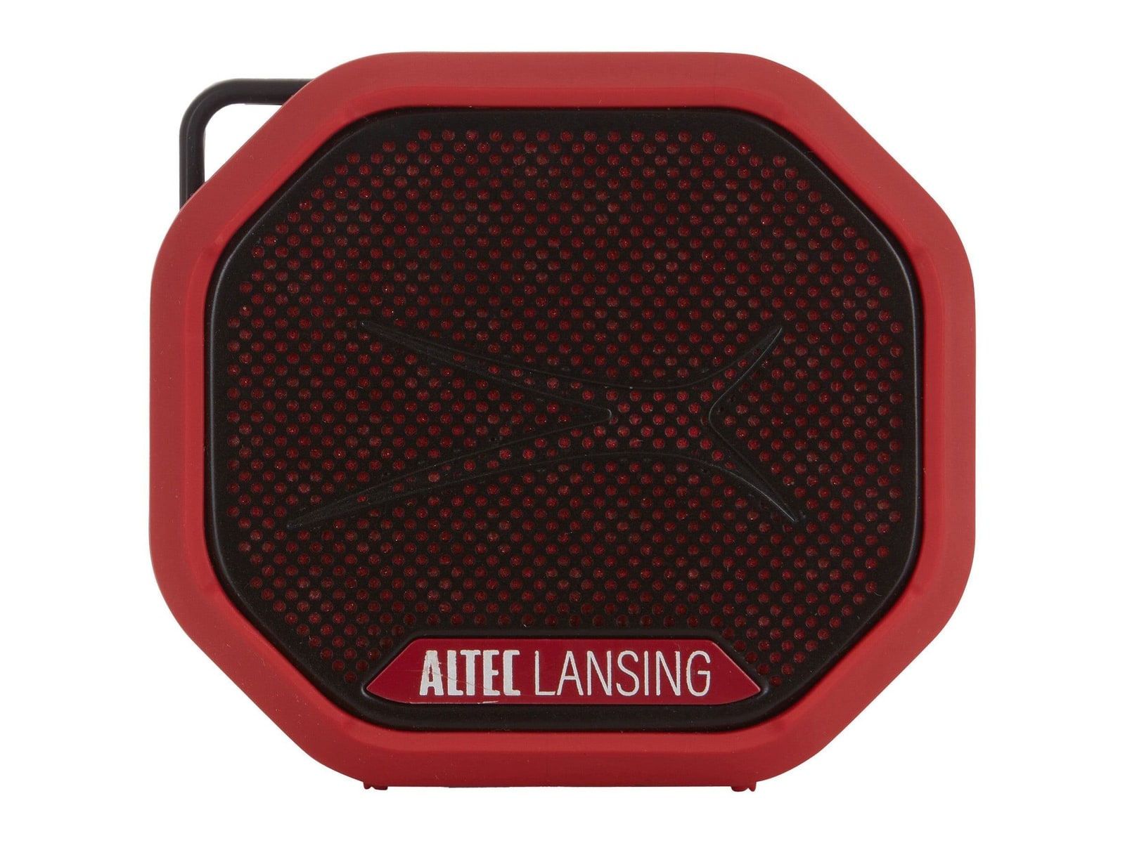 Altec Lansing - HydraTrek Bluetooth Portable Speakers - Red/Black