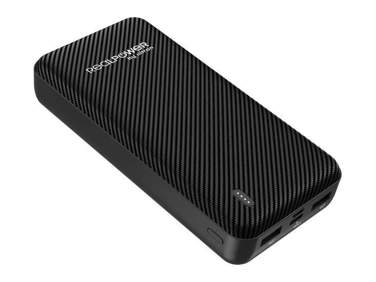 RealPower - PB-20000 SE 20000 mAh Black Power Banks