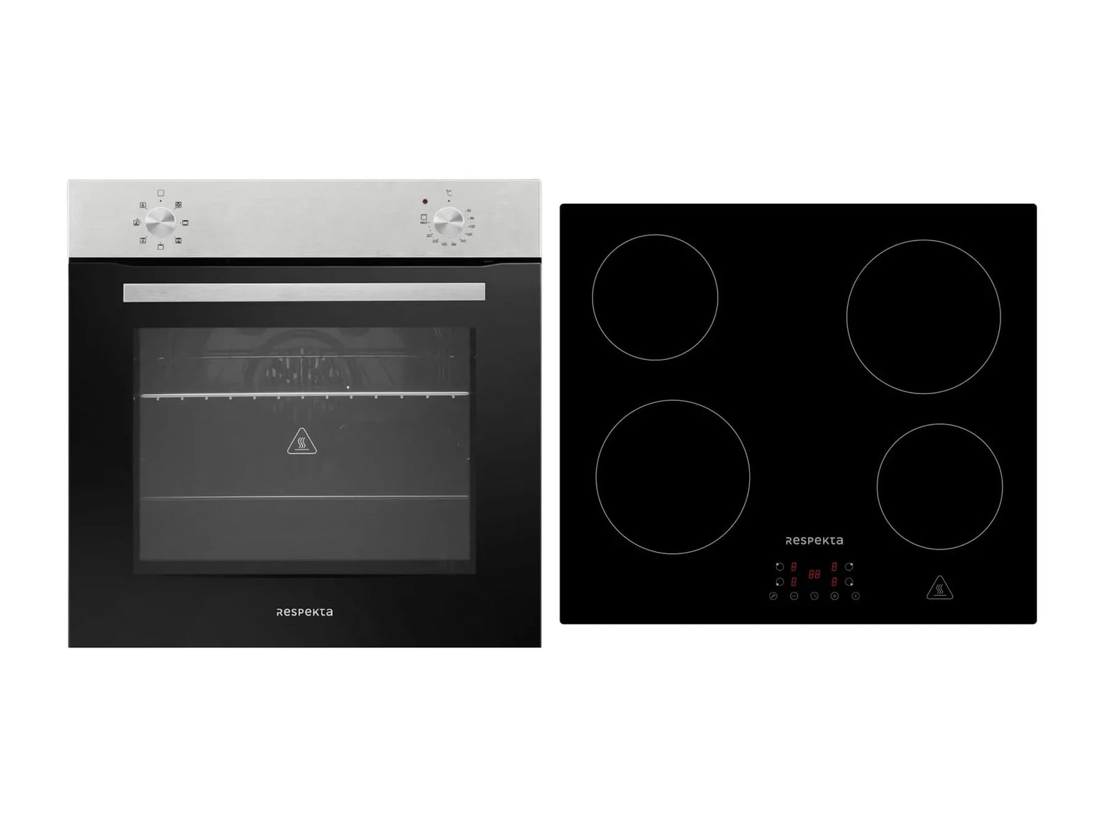 Respekta - ASET1204400 Built-in Oven and Ceramic Hob Set Ovens & Ranges