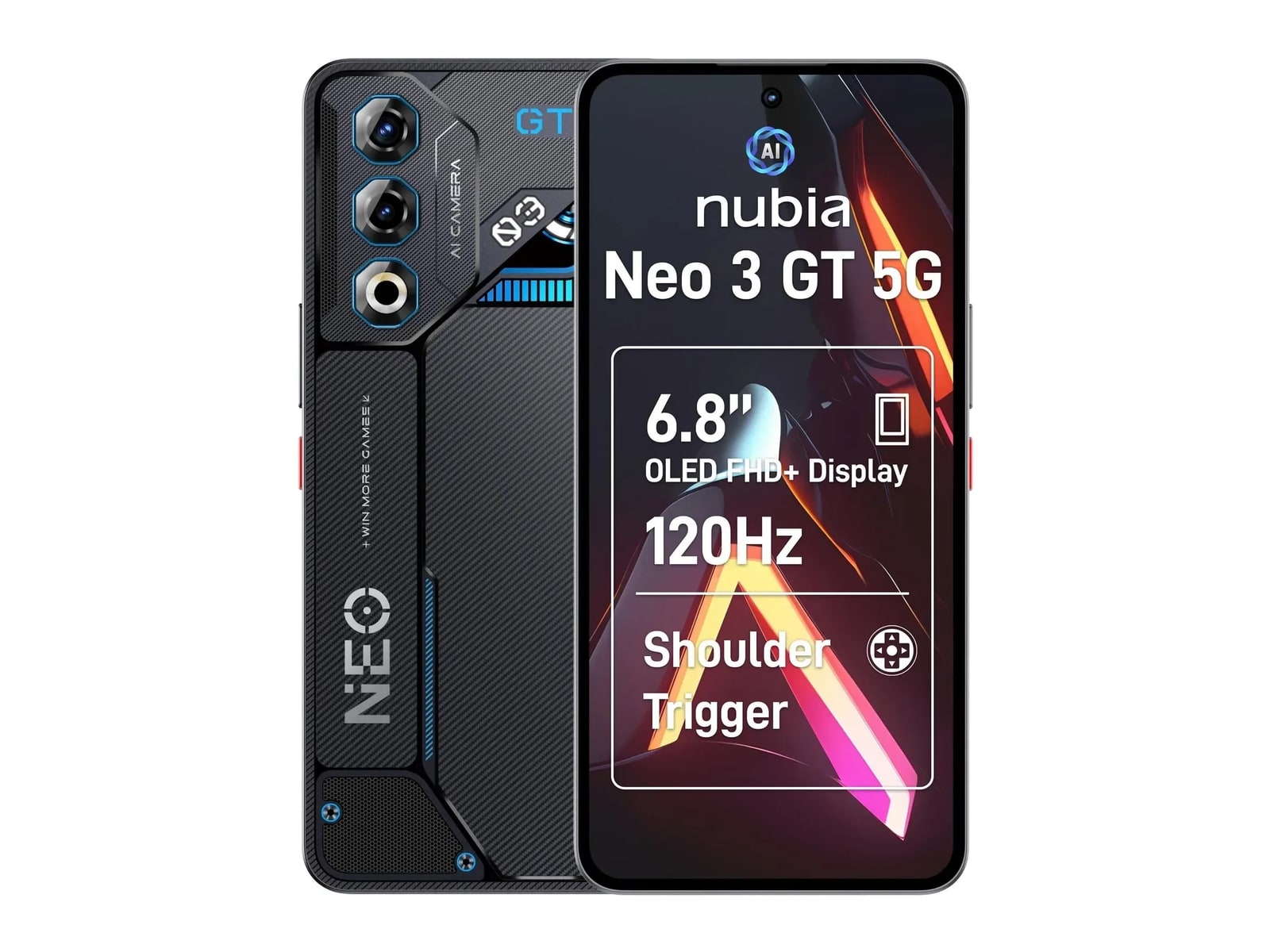Nubia - Neo 3 GT 5G 256GB - Interstellar Gray
