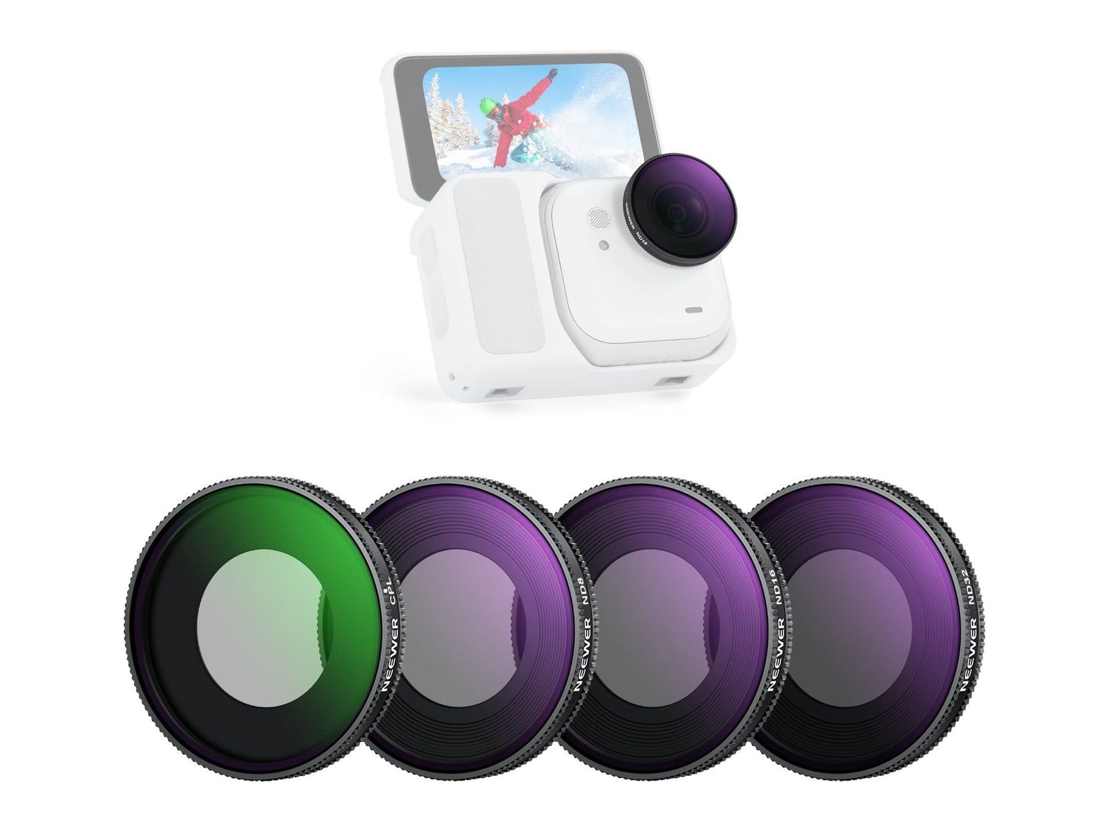 Neewer - Filter Set For Insta360 GO Ultra Camera Accessories
