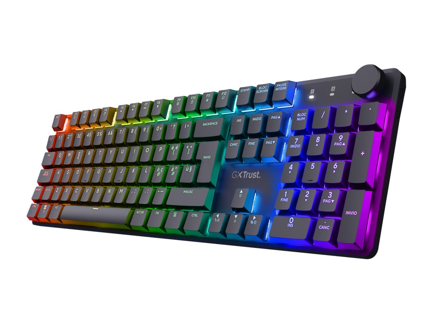 Trust - GXT 868 Torix Wireless (Italian Layout) Mechanical Keyboards - Black