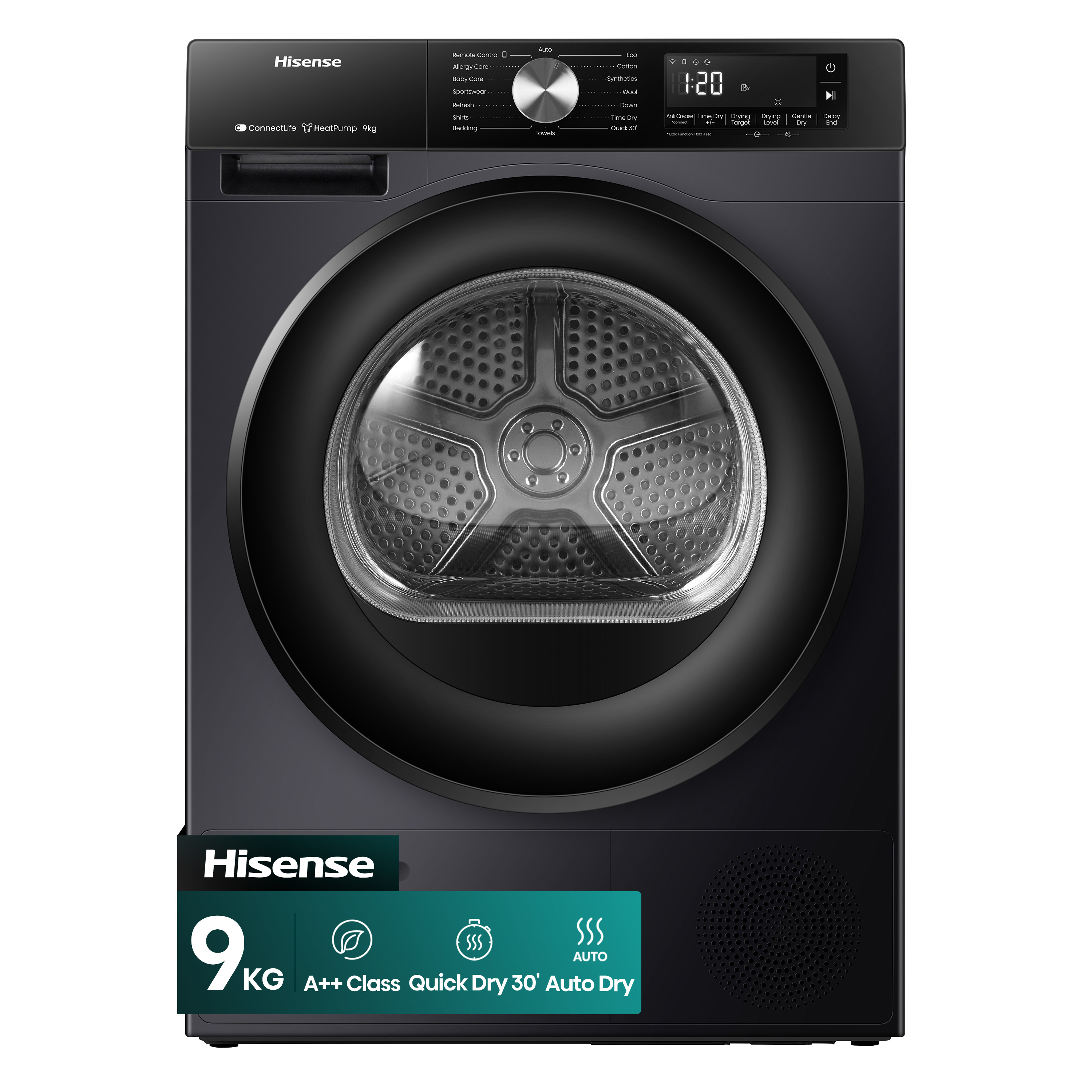 Hisense - DH3S902BBCC Dryers