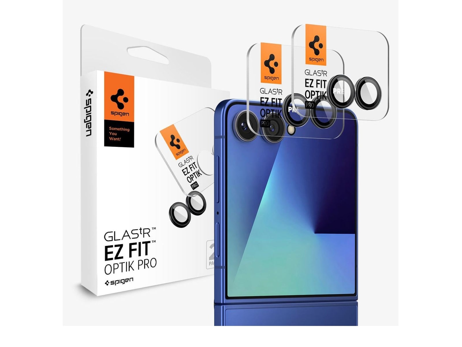 Spigen - Optik Pro EZ Fit - Galaxy Z Flip 8 - Black