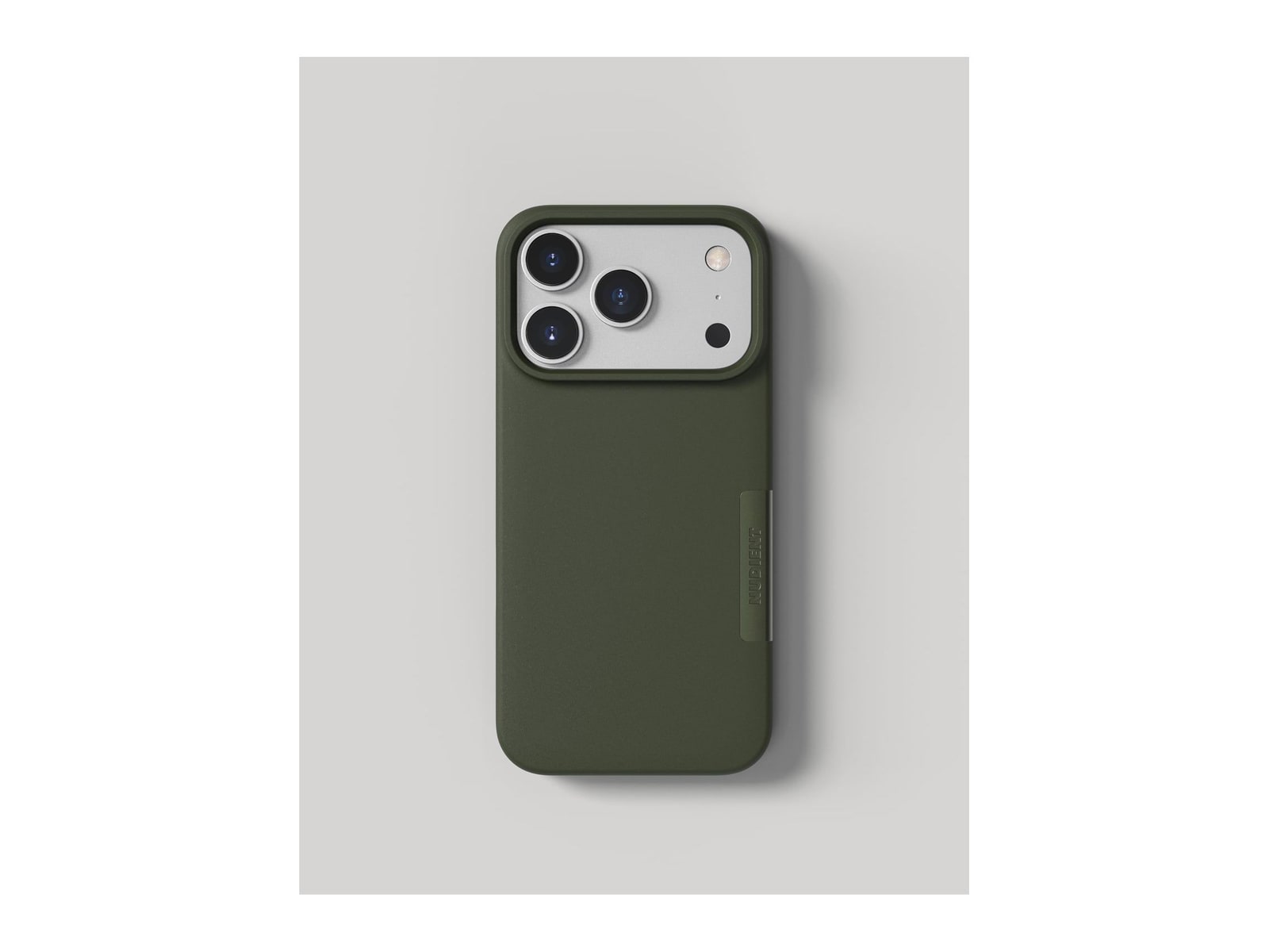 Nudient - Thin Case without MagSafe for iPhone 18 Pro - Pine Green