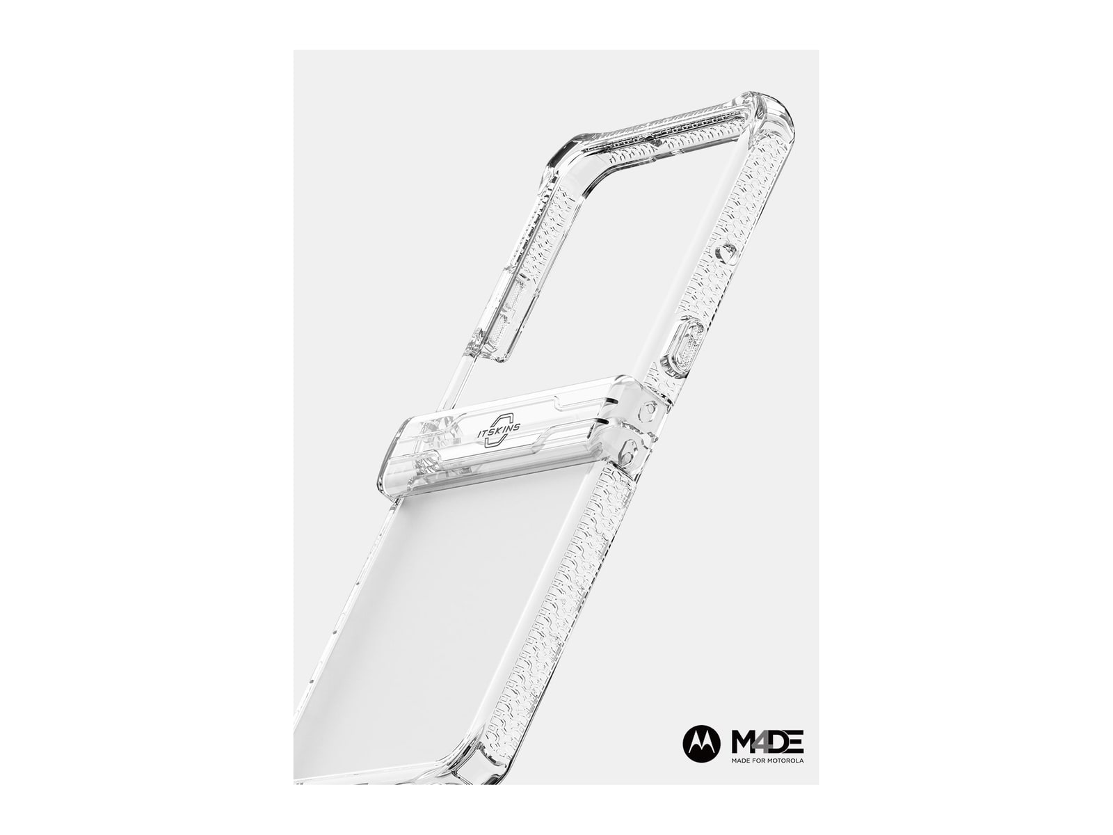 ITSKINS - HYBRID R Vapor Hinge - Motorola Razr+ (2025) - Transparent