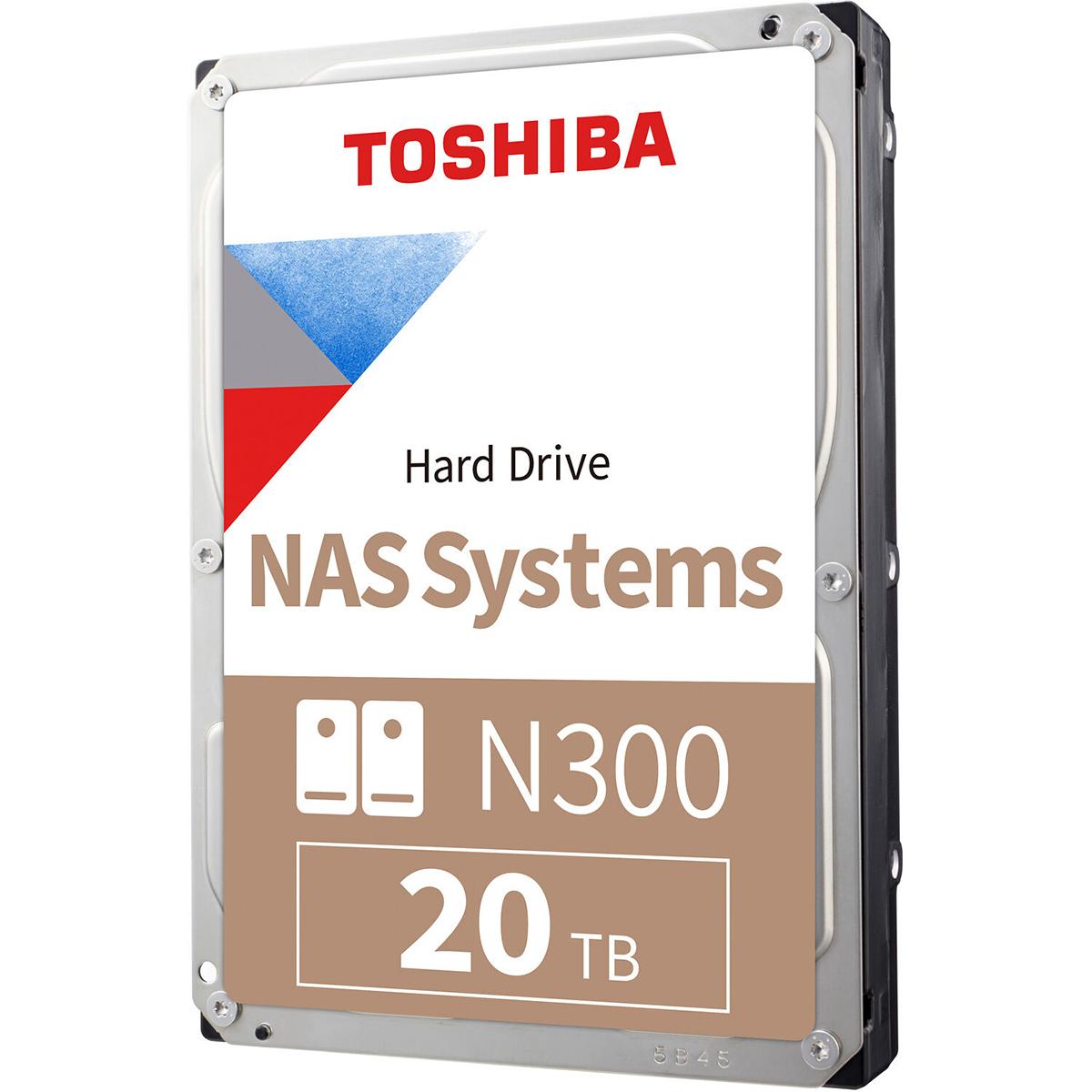 Toshiba - N300 20TB Storage Drives - SATA III (SATA 6.0 Gb/s)