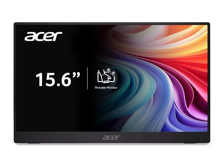 Acer - 15.6 inch PM161Q B1 1920 x 1080 60Hz Portable Monitors - Black