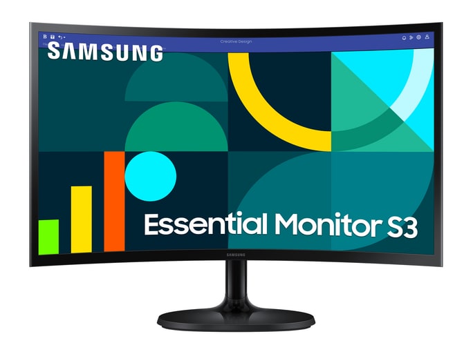 Samsung - 24" Essential Monitor S3 S24D362GA Full HD 100Hz Professional Monitors (EU)