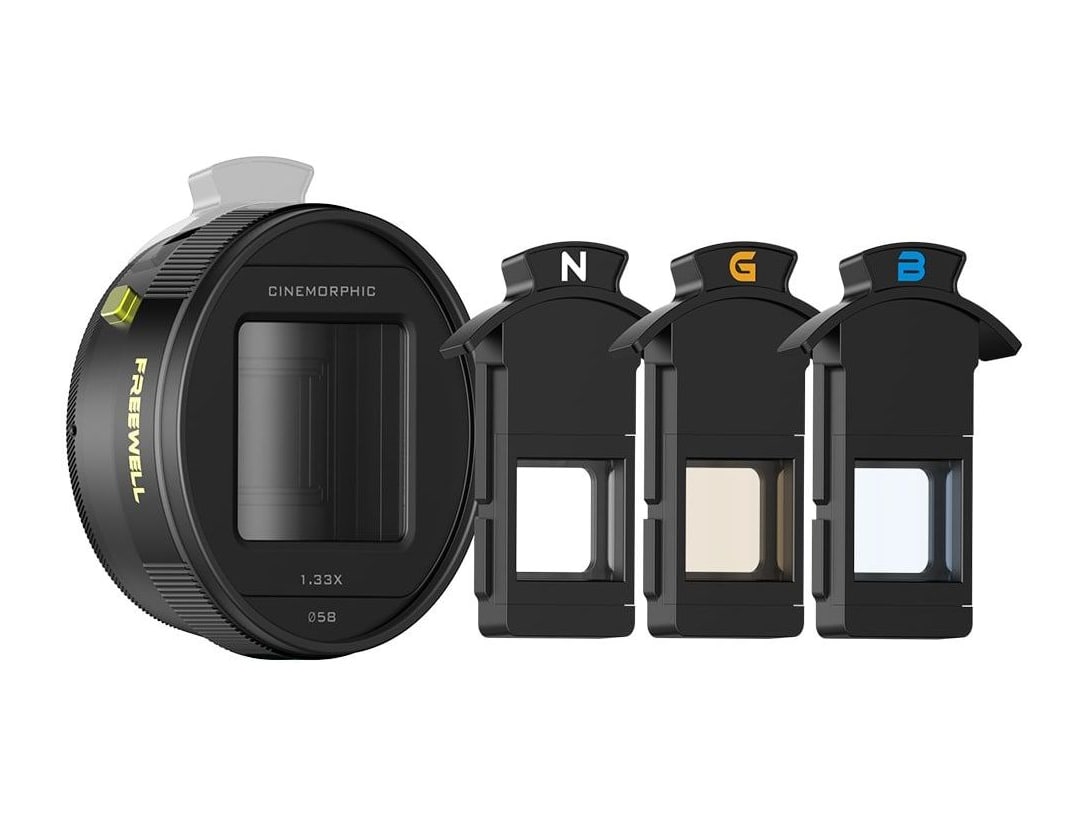 Freewell - Steven Divish 1.33x Pro Cine Anamorphic 3 in 1 Lens Camera Accessories