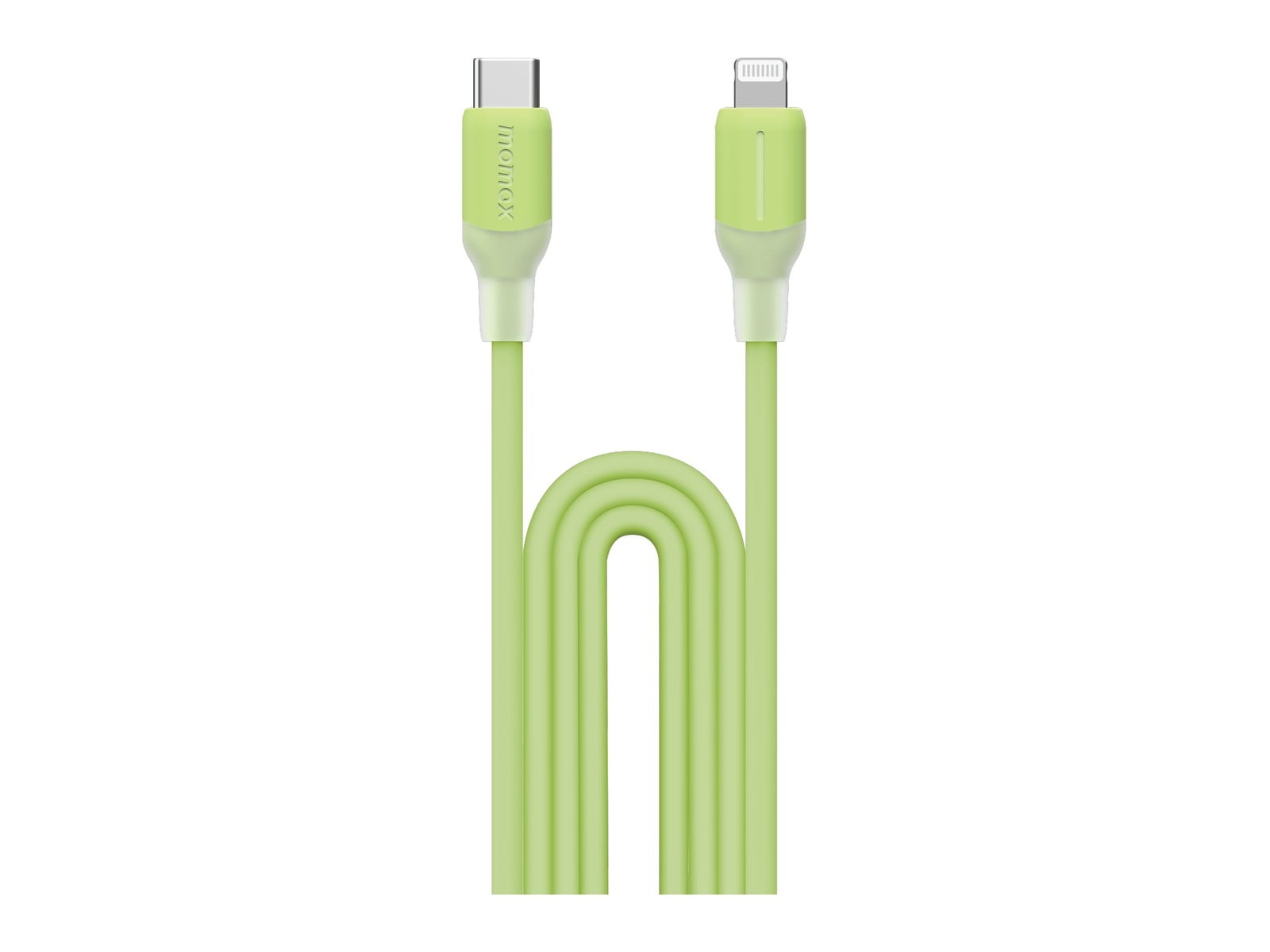 MOMAX - 1-Link Flow LC USB-C to Lightning Cable 1.2m Mint Green USB-C Cables