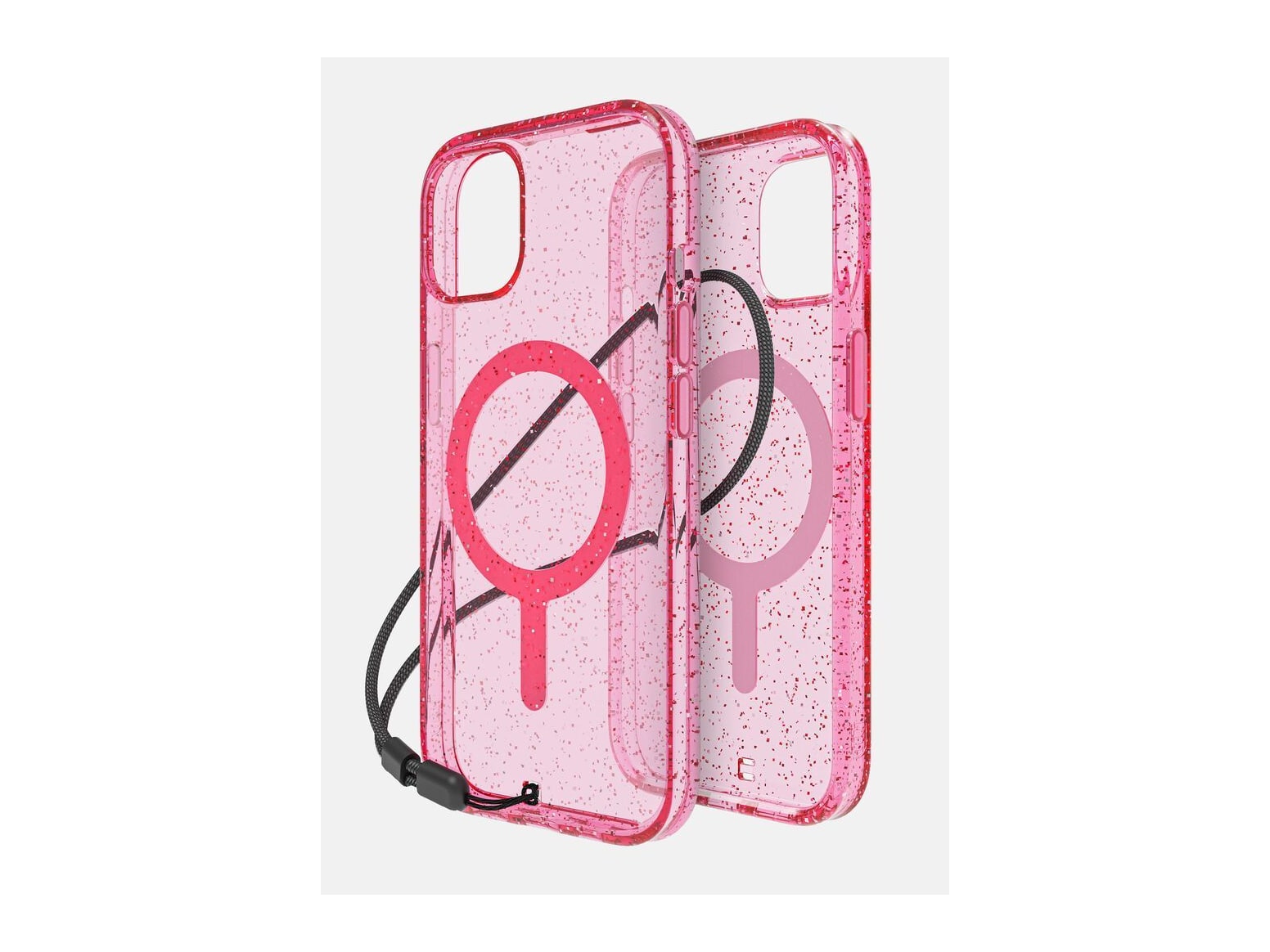 BodyGuardz - Carve MagSafe iPhone 15 - Pink Glitter