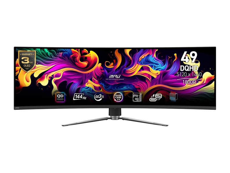 MSI - 49" MPG 491CQPDE DQHD 144Hz OLED Monitors