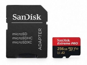 SanDisk - Extreme PRO microSDXC 200MB/s with SD Adapter 256GB Storage Drives - UHS-I