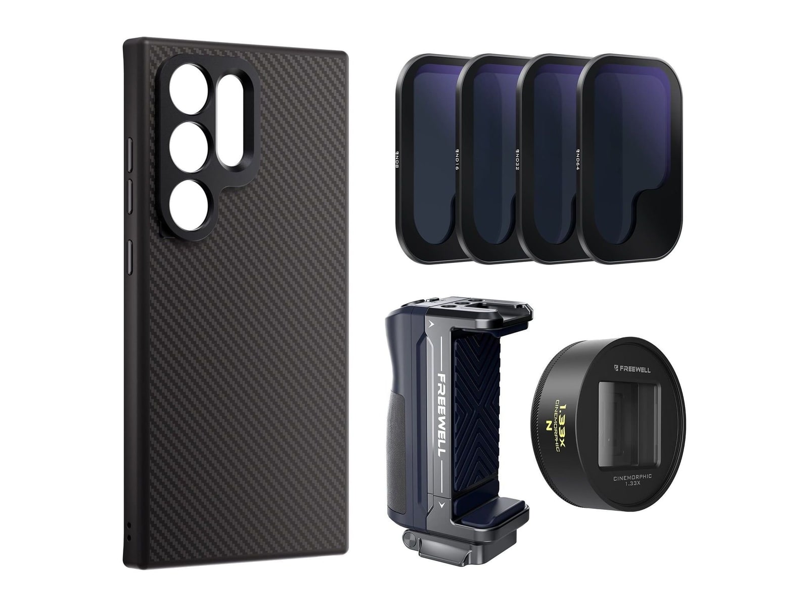 Freewell - Samsung Galaxy Ultra Pro Filmmaker Cine Pro Kit Neutral / S24 Ultra Camera Accessories - Neutral