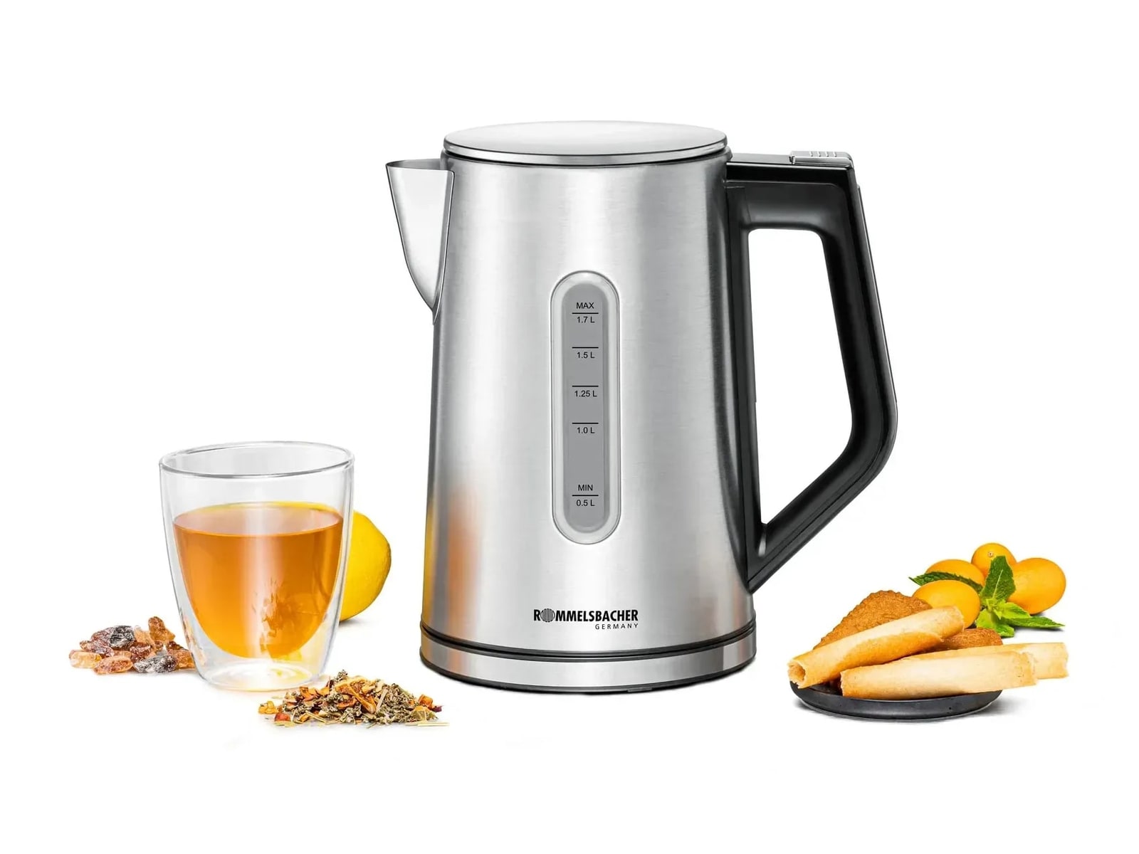 Rommelsbacher - WK 3000 Stainless Steel Electric Kettles