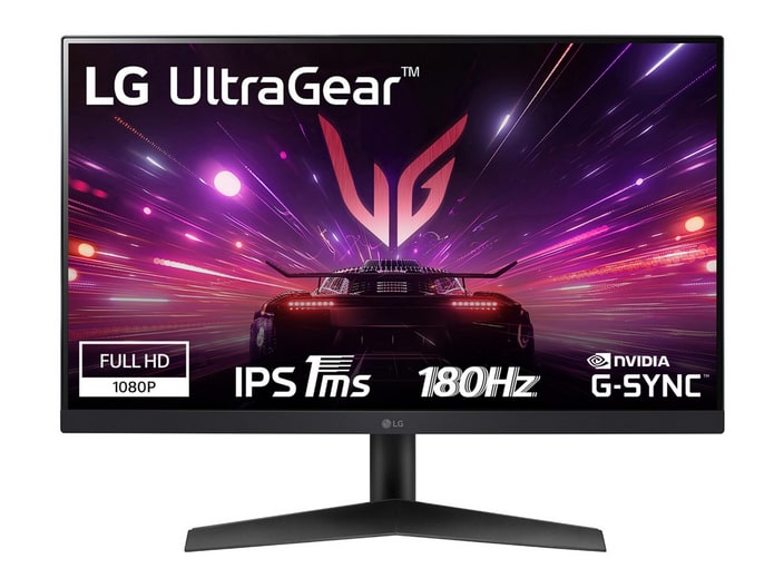 LG - 24" 24GS60F-B Full HD 180Hz Gaming Monitors