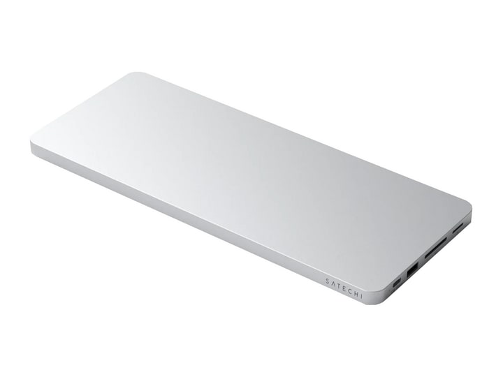 Satechi - USB-C Slim Dock for 24-inch iMac Docking Stations - Silver