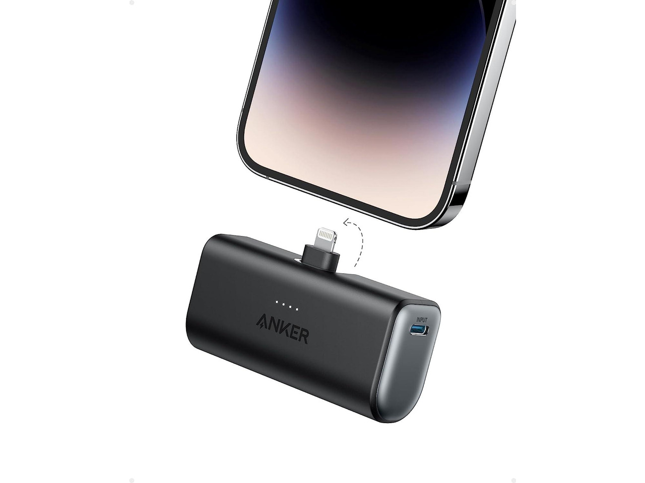 Anker - Nano Power Bank with Built-in Lightning Connector Power Banks