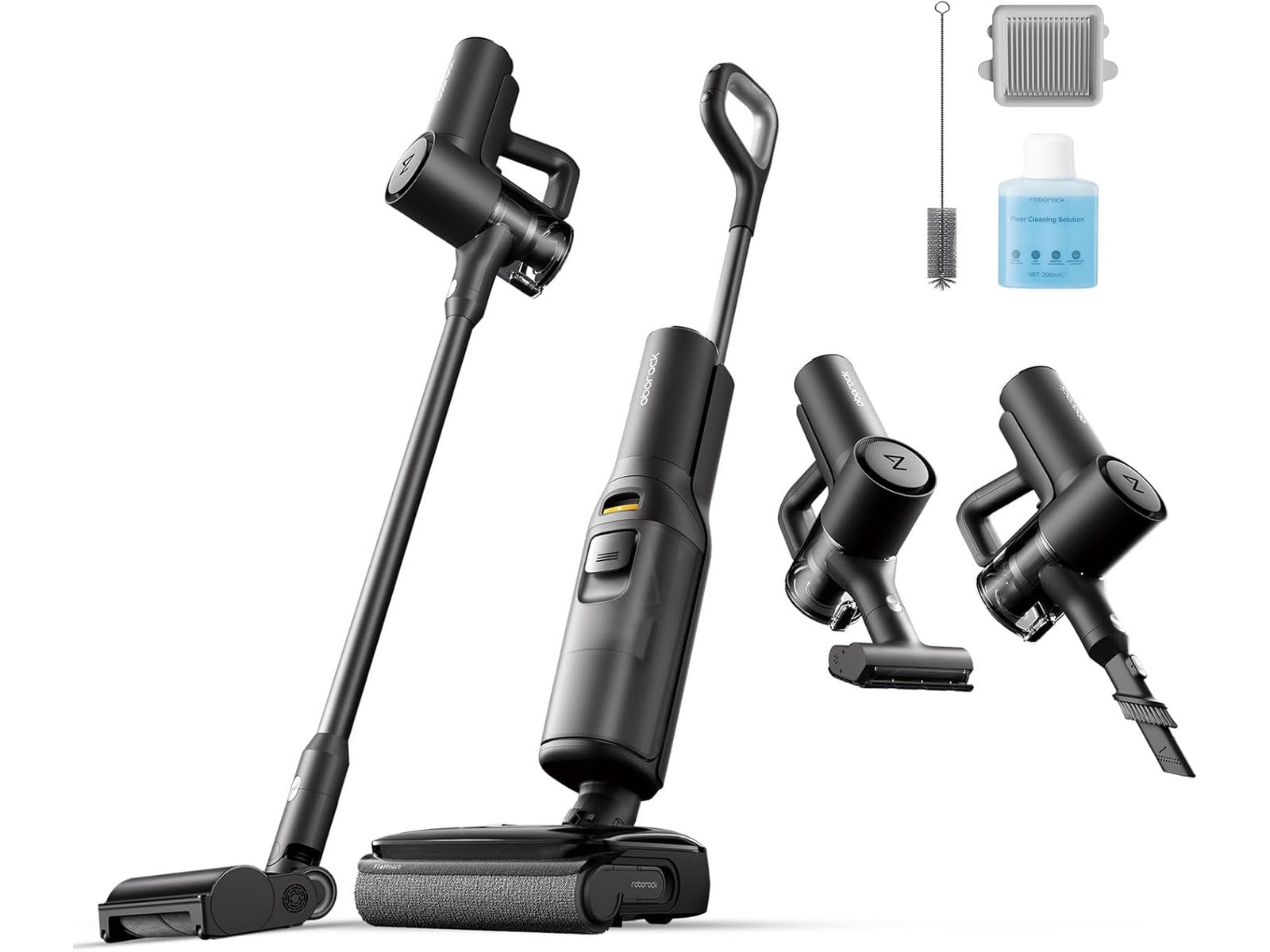 Roborock - F25 Combo Black Vacuum Cleaners