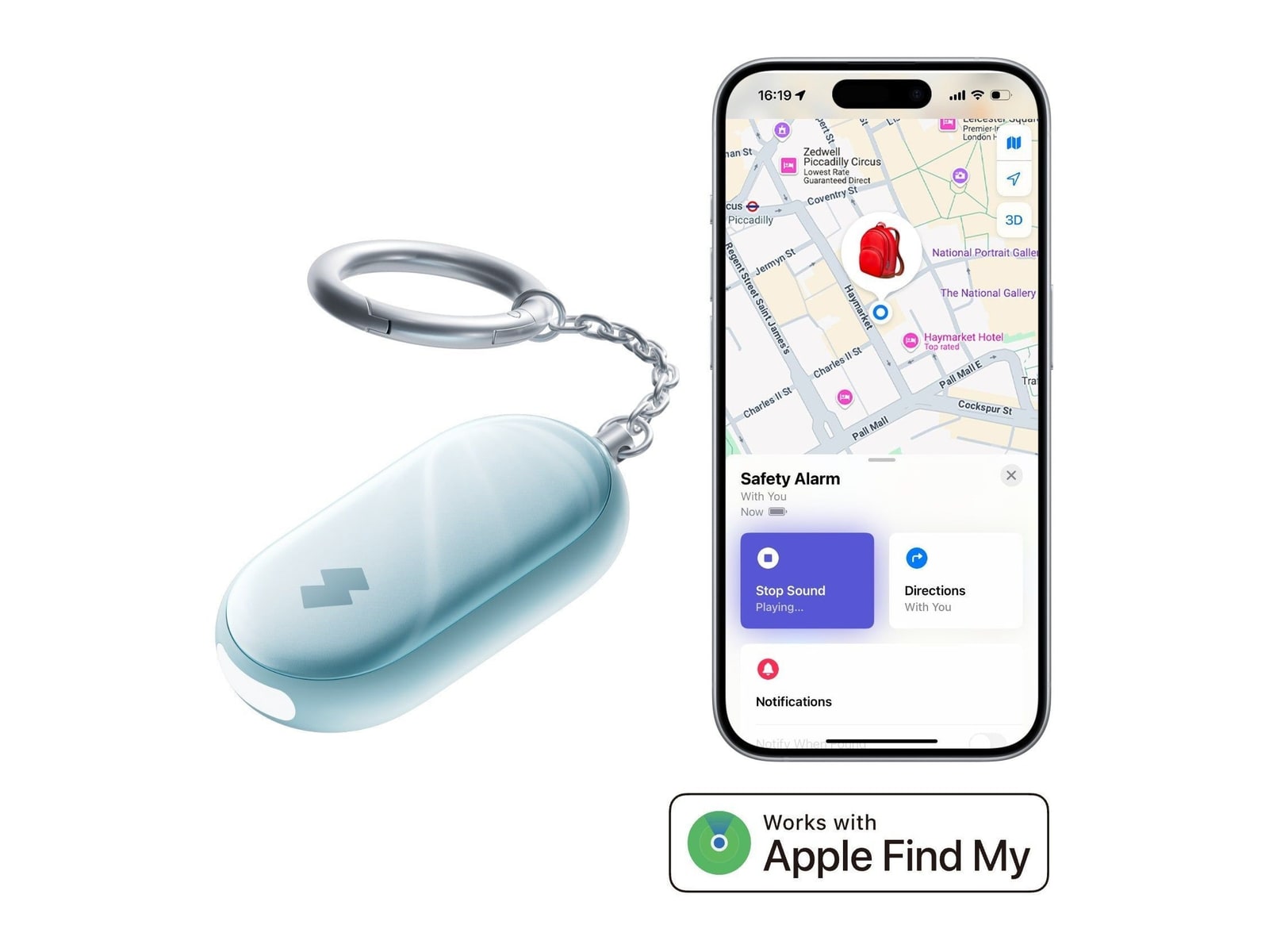 SwitchBot - Safety Alarm Smart Security - Aqua