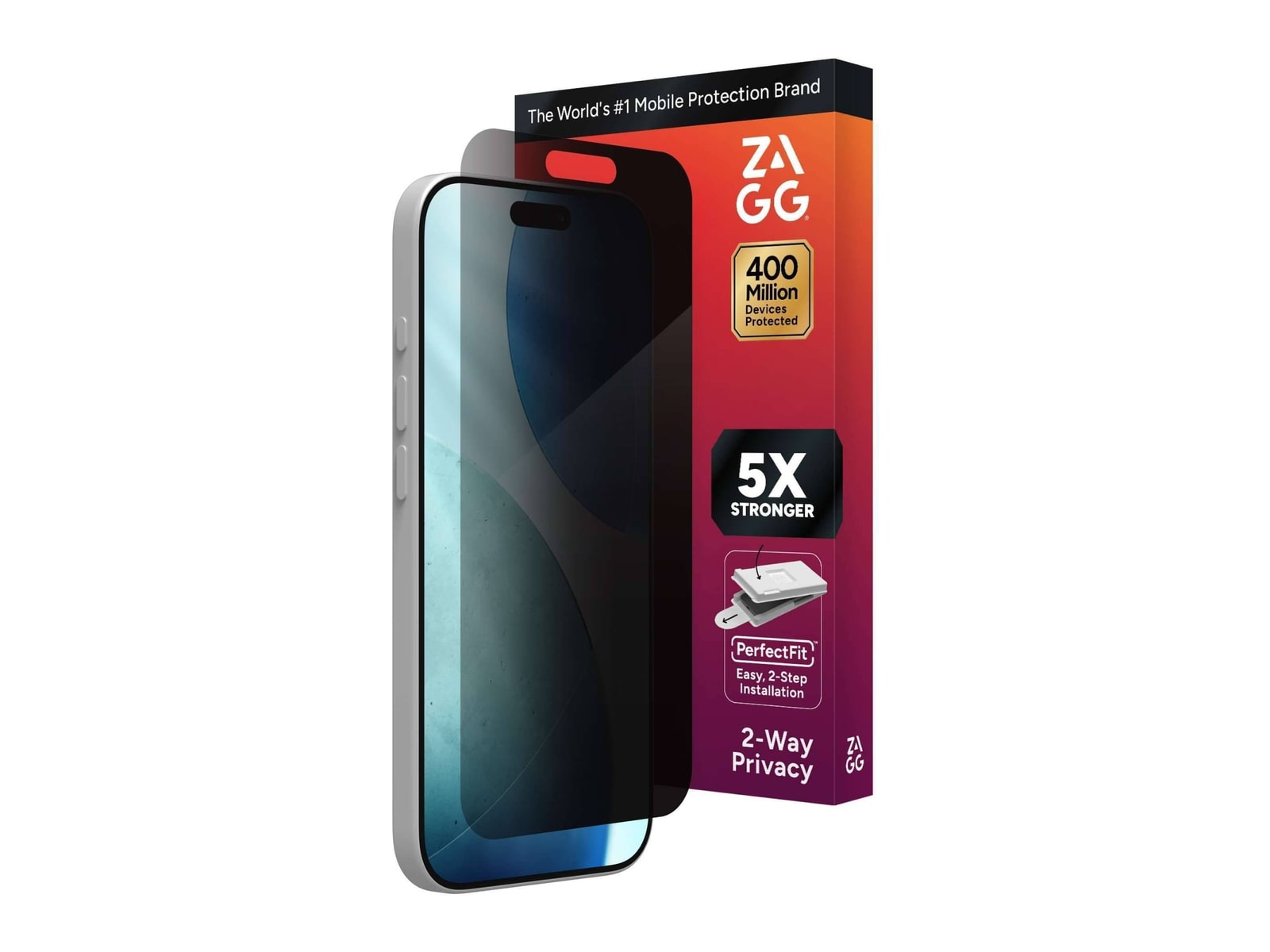 ZAGG - Apple iPhone 17 Screen Protector Glass Elite Privacy