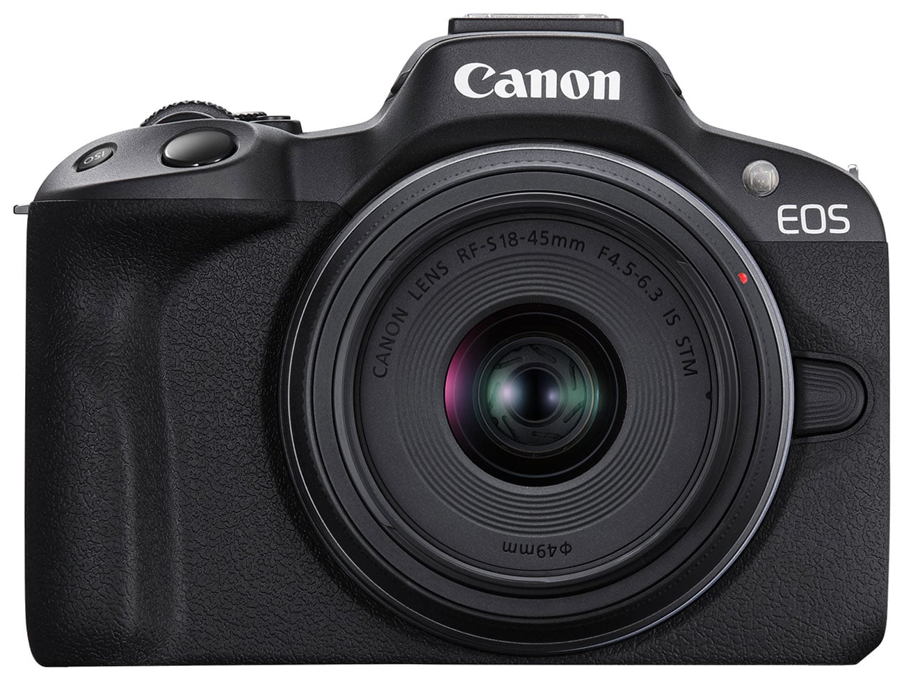 Canon - EOS R50 24.2 MP Mirrorless Cameras RF-S18-45mm & RF-S55-210mm Lens Kit - Black