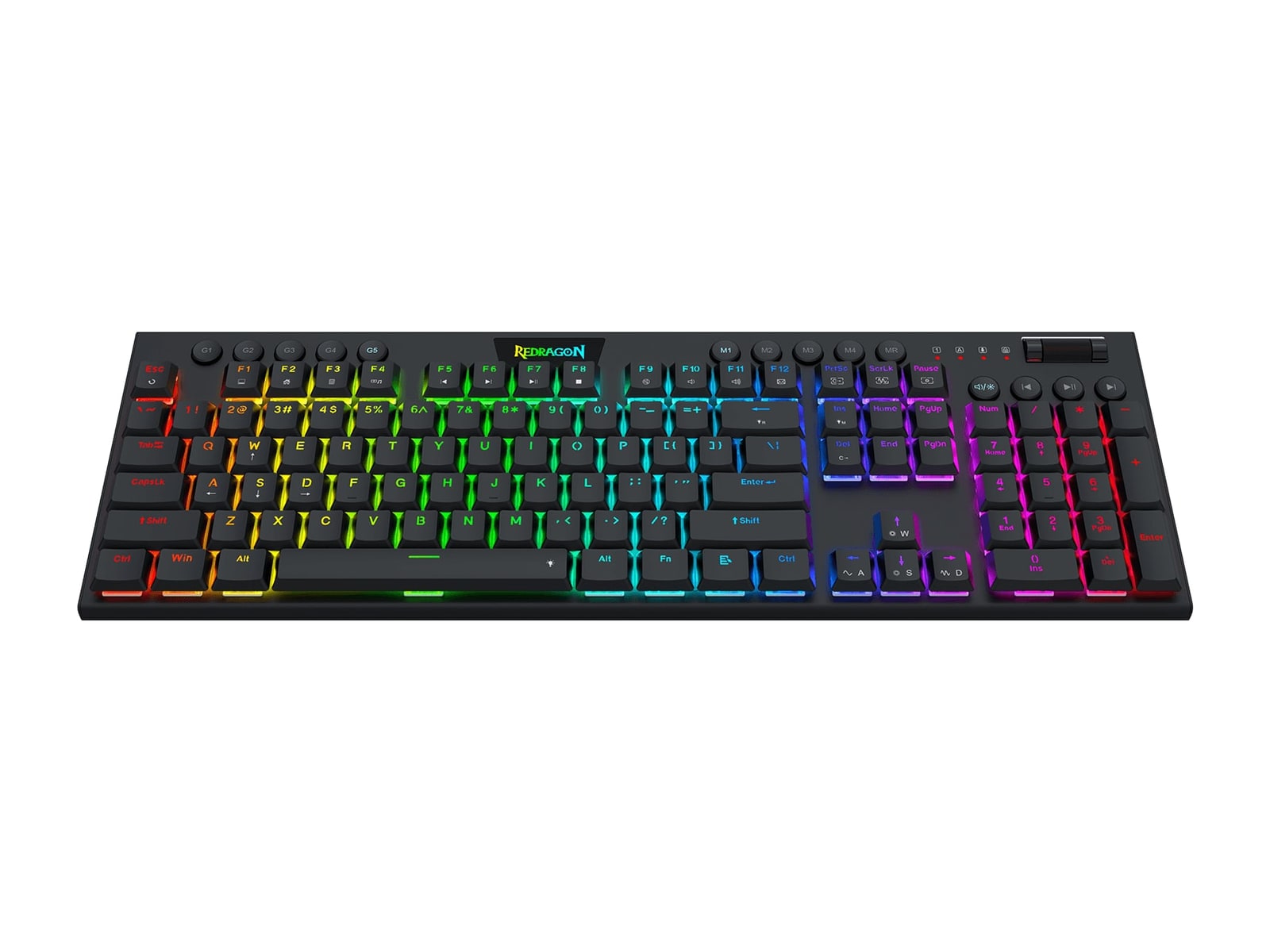 Redragon - HORUS K618 HE Wired Low-Profile Rapid Trigger Magnetic Keyboard