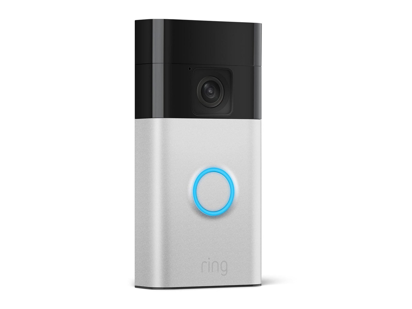 Ring - Battery Doorbell (2024) Video Doorbells - Satin Nickel