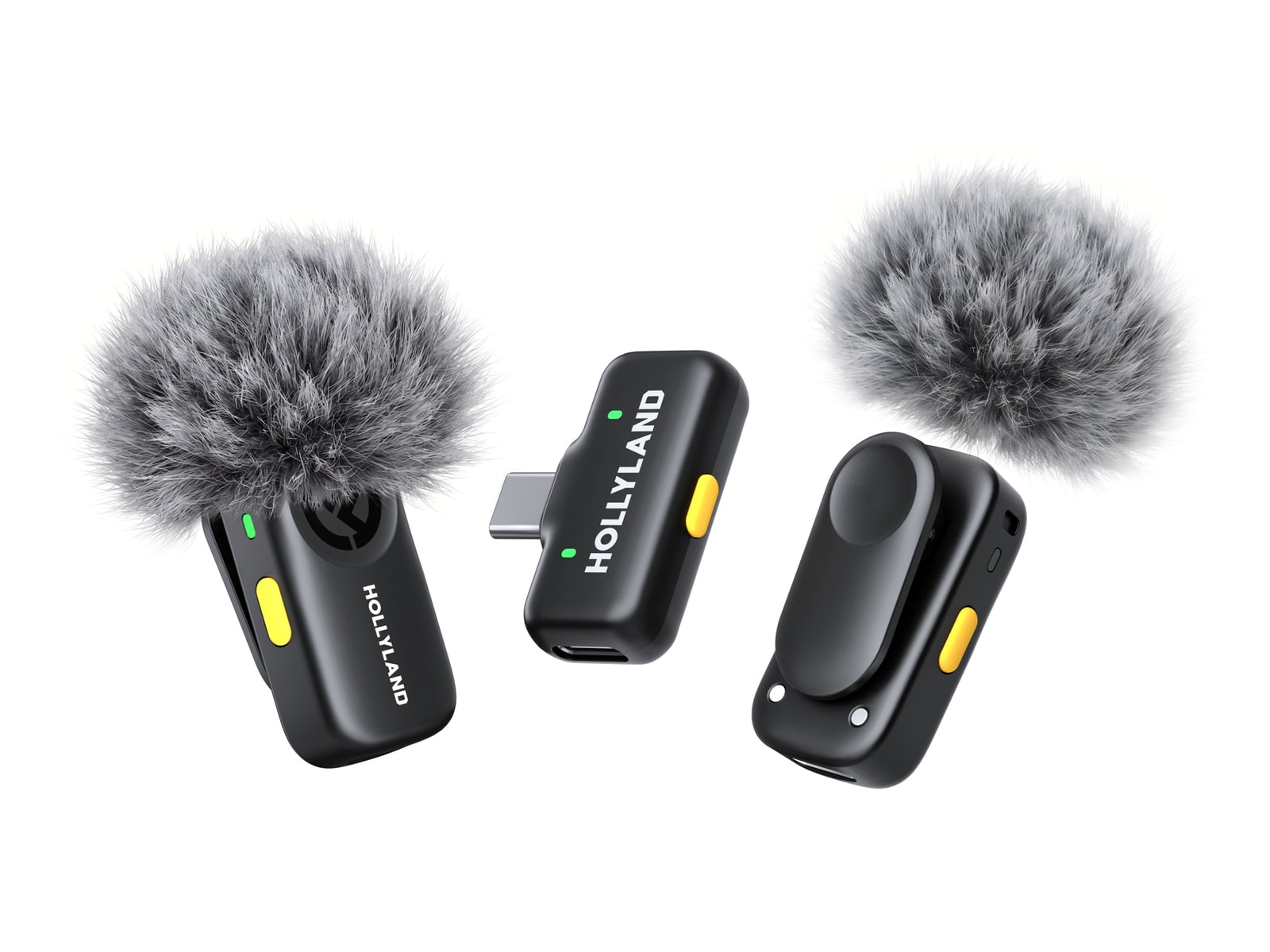 Hollyland - LARK A2 Mini Duo Wireless Microphones - Gray