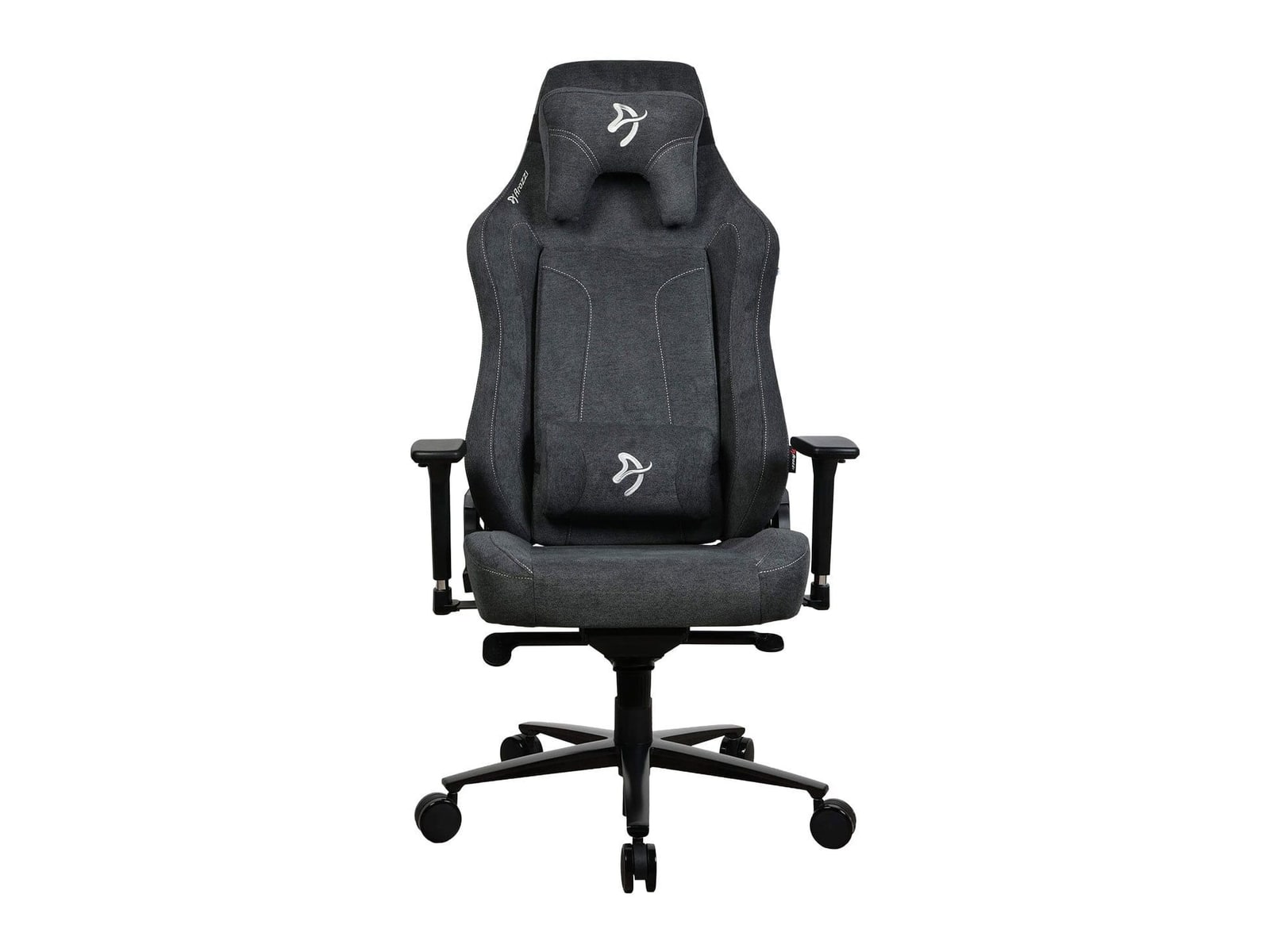 Arozzi - Vernazza Series Extra Large Soft Fabric Gaming Chair - Dark Grey