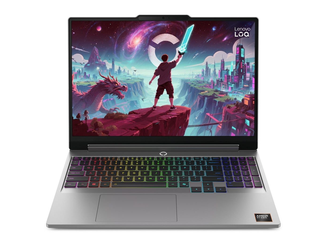Lenovo - LOQ 15AHP11 83TN009NIX 15.3" - AMD Ryzen 7 250 chip - 16GB Memory - 1TB SSD - Gray