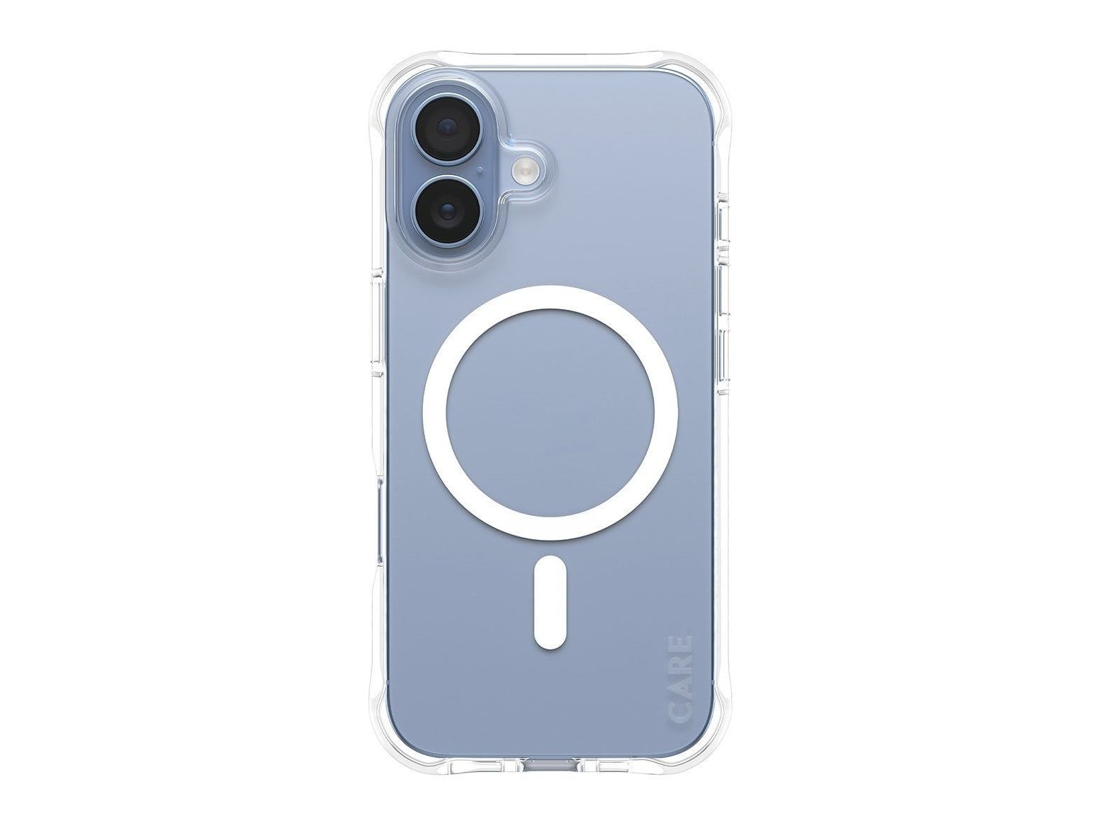 PanzerGlass - CARE Samba Case Transparent w. White MagSafe iPhone 17