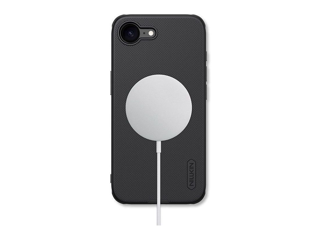 Nillkin - MagSafe Compatible Super Frosted Shield Pro Case - iPhone 17e - Matte Black