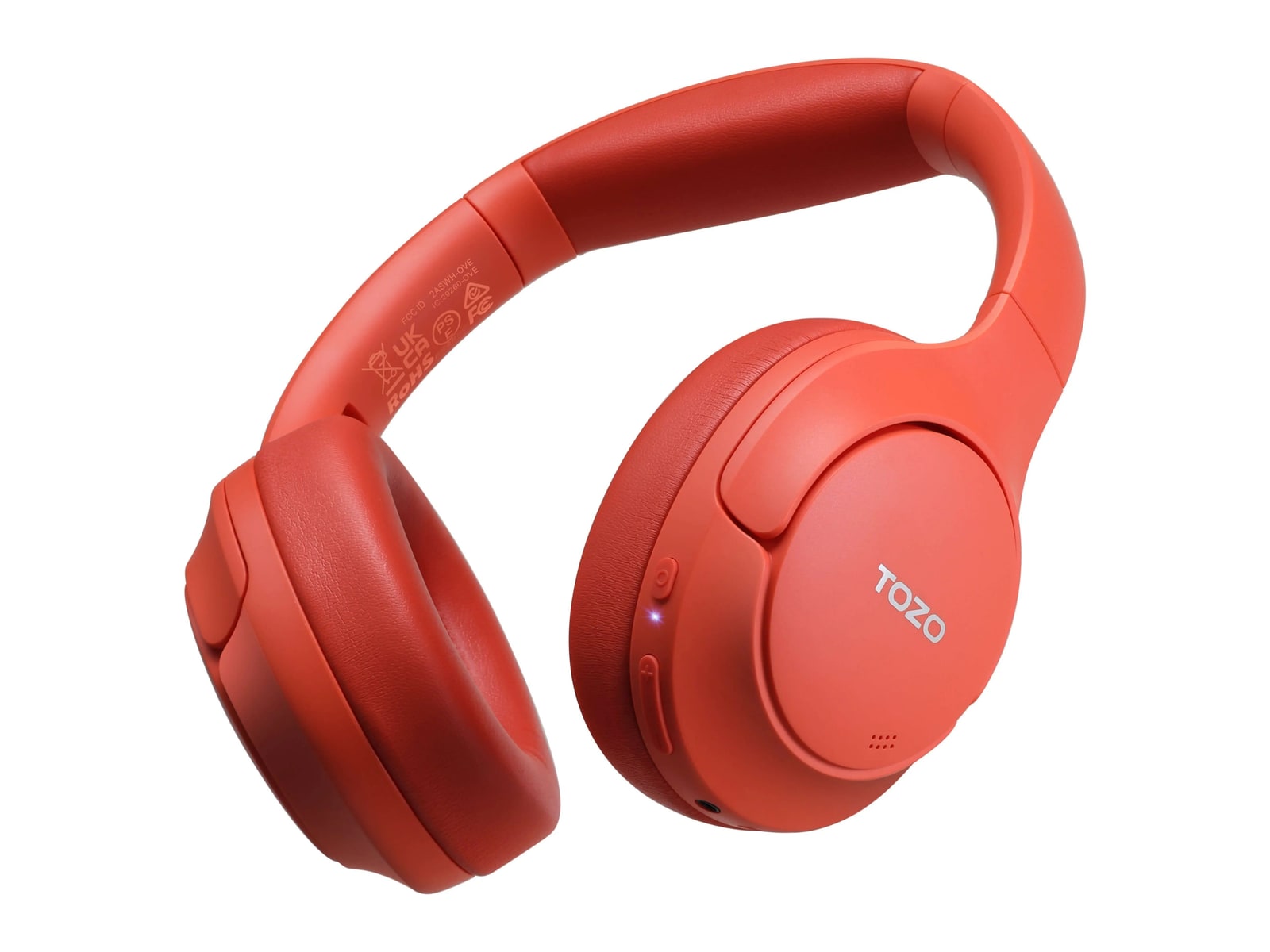 TOZO - HT2 Over-Ear Headphones - Red