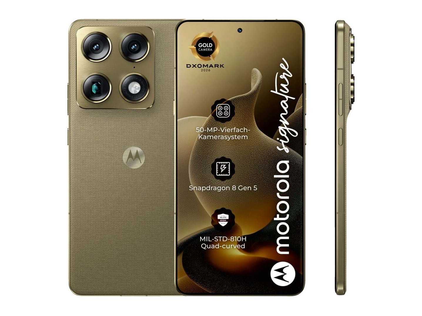 Motorola - Signature 5G 512GB - Martini Olive