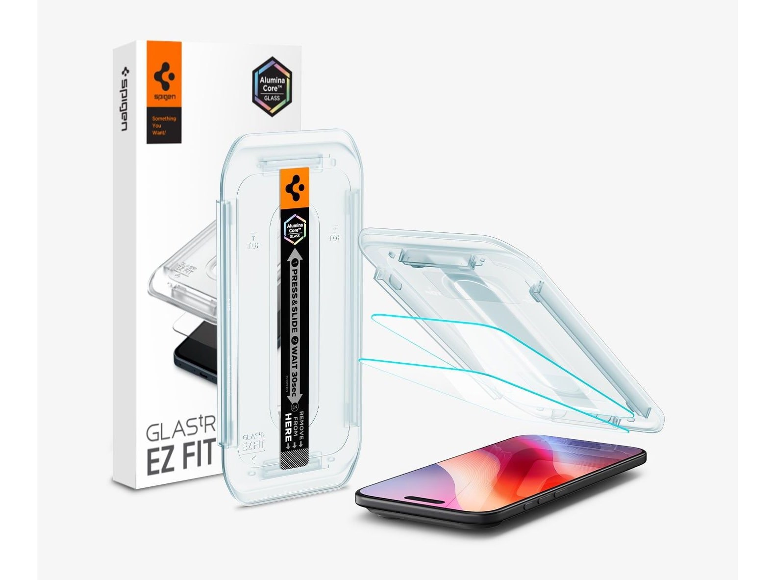 Spigen - GLAS.tR EZ Fit | Sensor Protected - iPhone Air - Clear