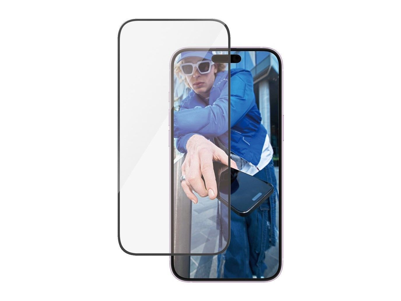 PanzerGlass - Screen Protector iPhone 16 Plus Ultra-Wide Fit