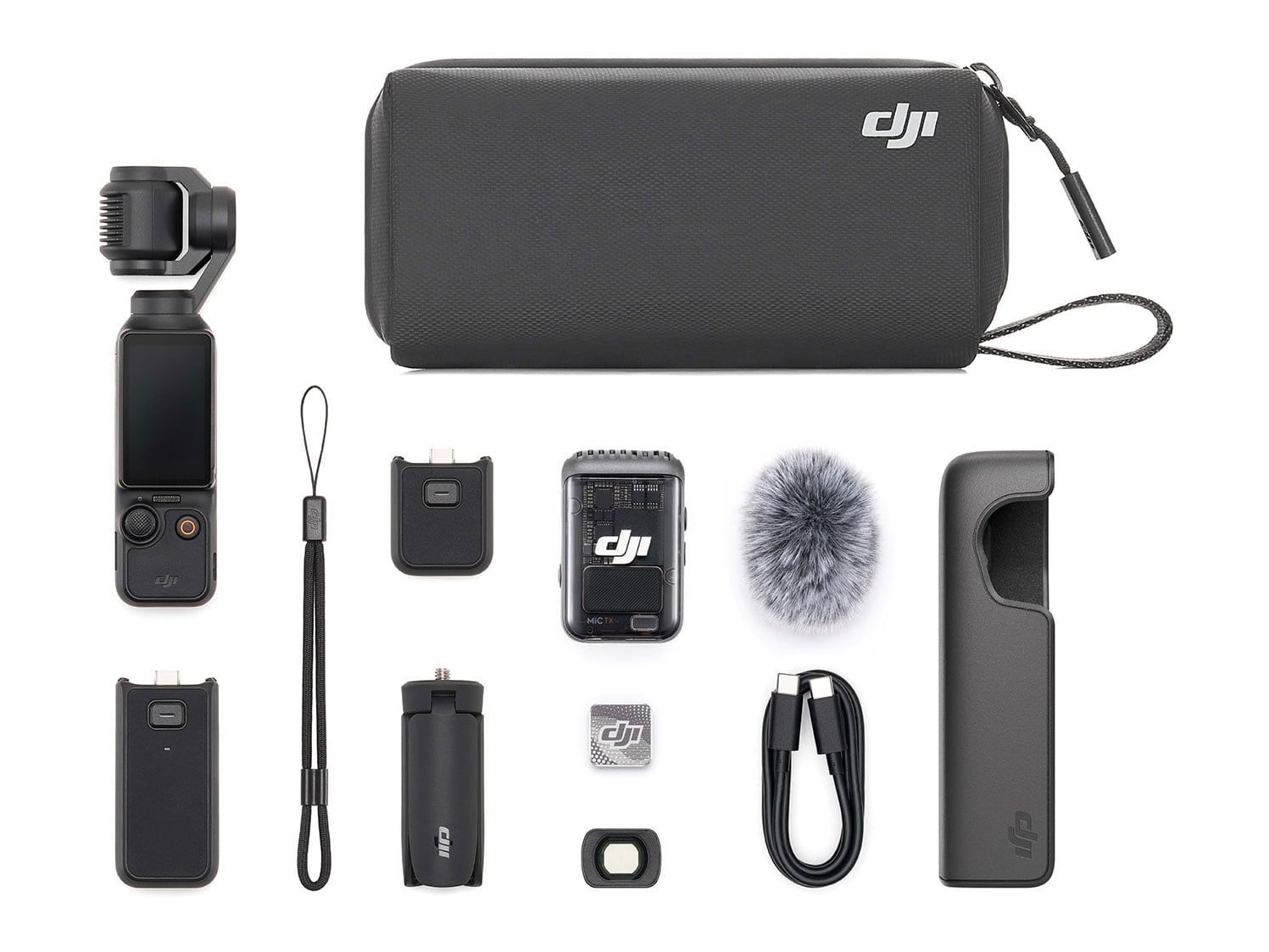 DJI - Osmo Pocket 3 Gimbal Camera Creator Combo 9.4MP Action Cameras - Black
