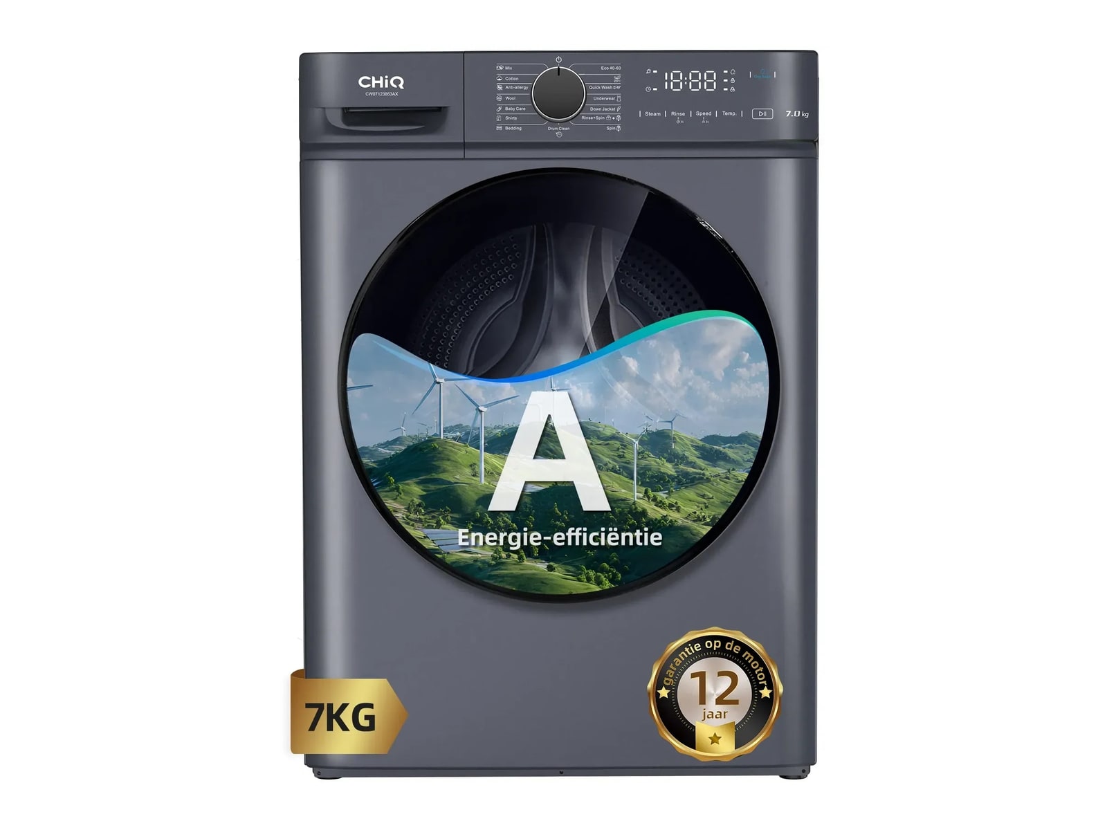 CHiQ - CW07123863AX Space Pro Washing Machines