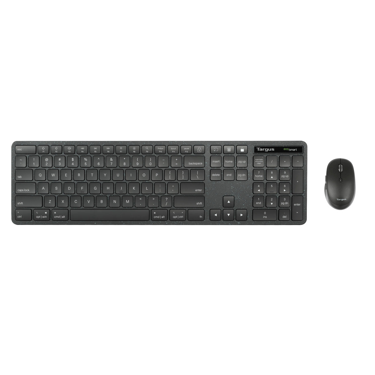 Targus - Antimicrobial Full-Size Wireless EcoSmart Keyboard and Midsize Comfort Mouse Combo Wireless Keyboards